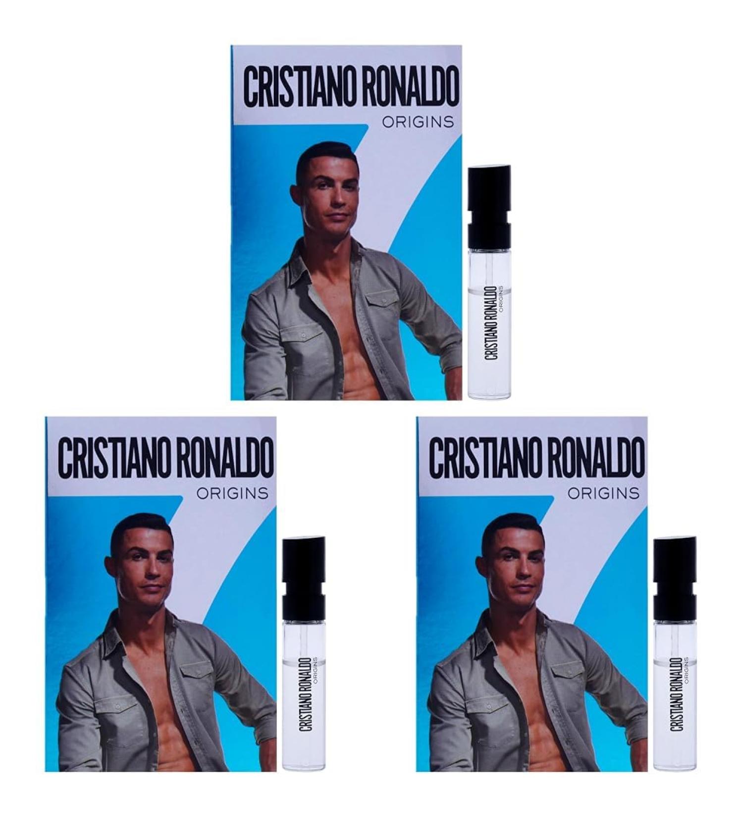 CR7 Cristiano Ronaldo Origins for Men - 0.05 oz EDT Spray (Pack of 3) 0.05 Fl Oz (Pack of 3) - Buy Online on GoSupps.com