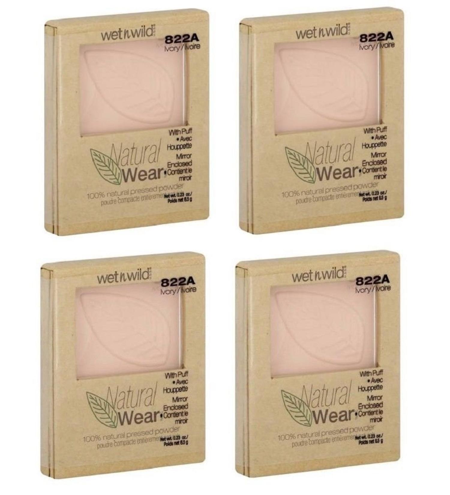 Wet 'n' Wild Natural Wear Pressed Powder 100% Natural Ivory 822A