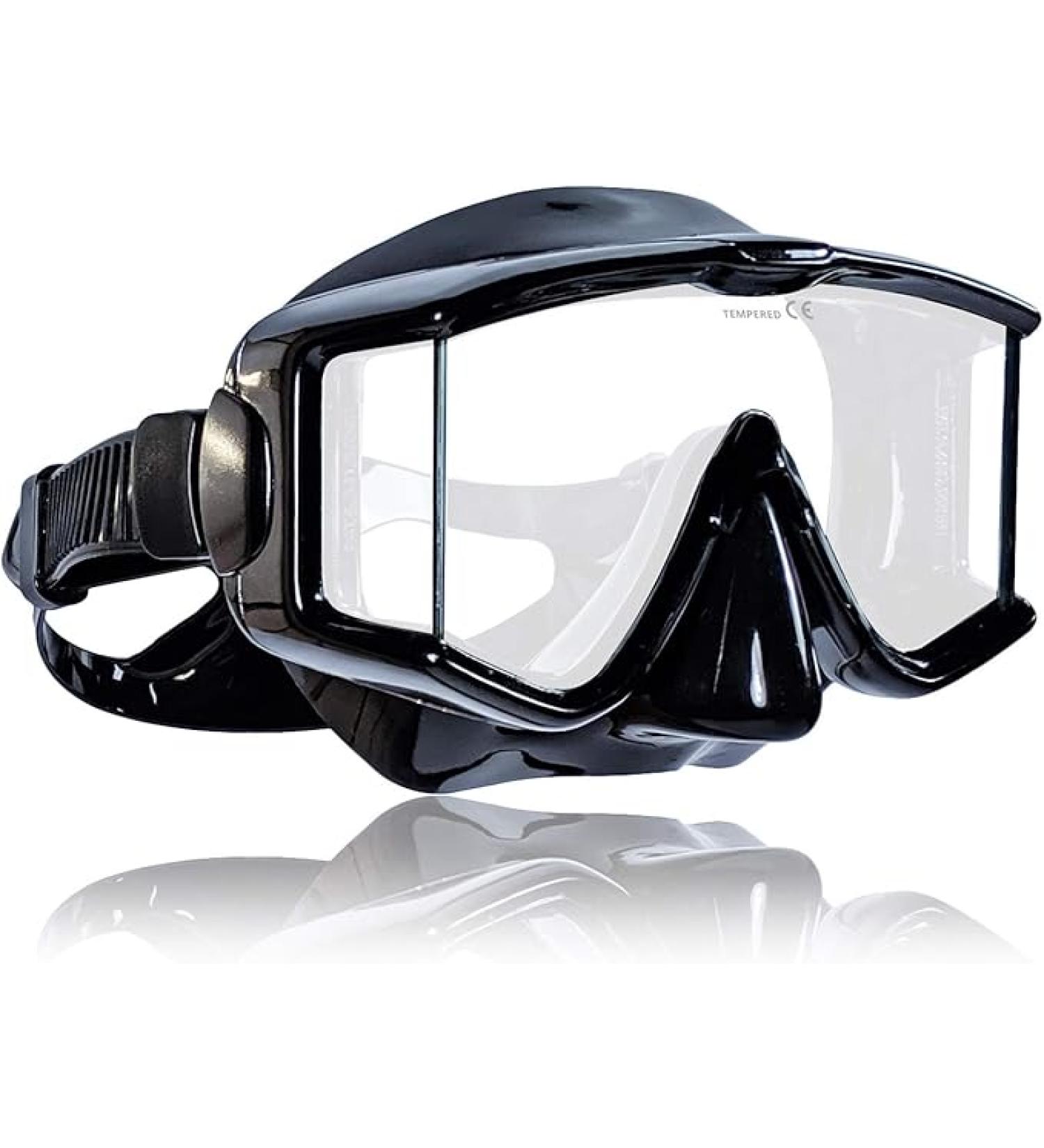 Tilos Single Lens Panoramic Large Wide View Mask for Scuba Diving & Snorkeling - Buy Online on GoSupps.com