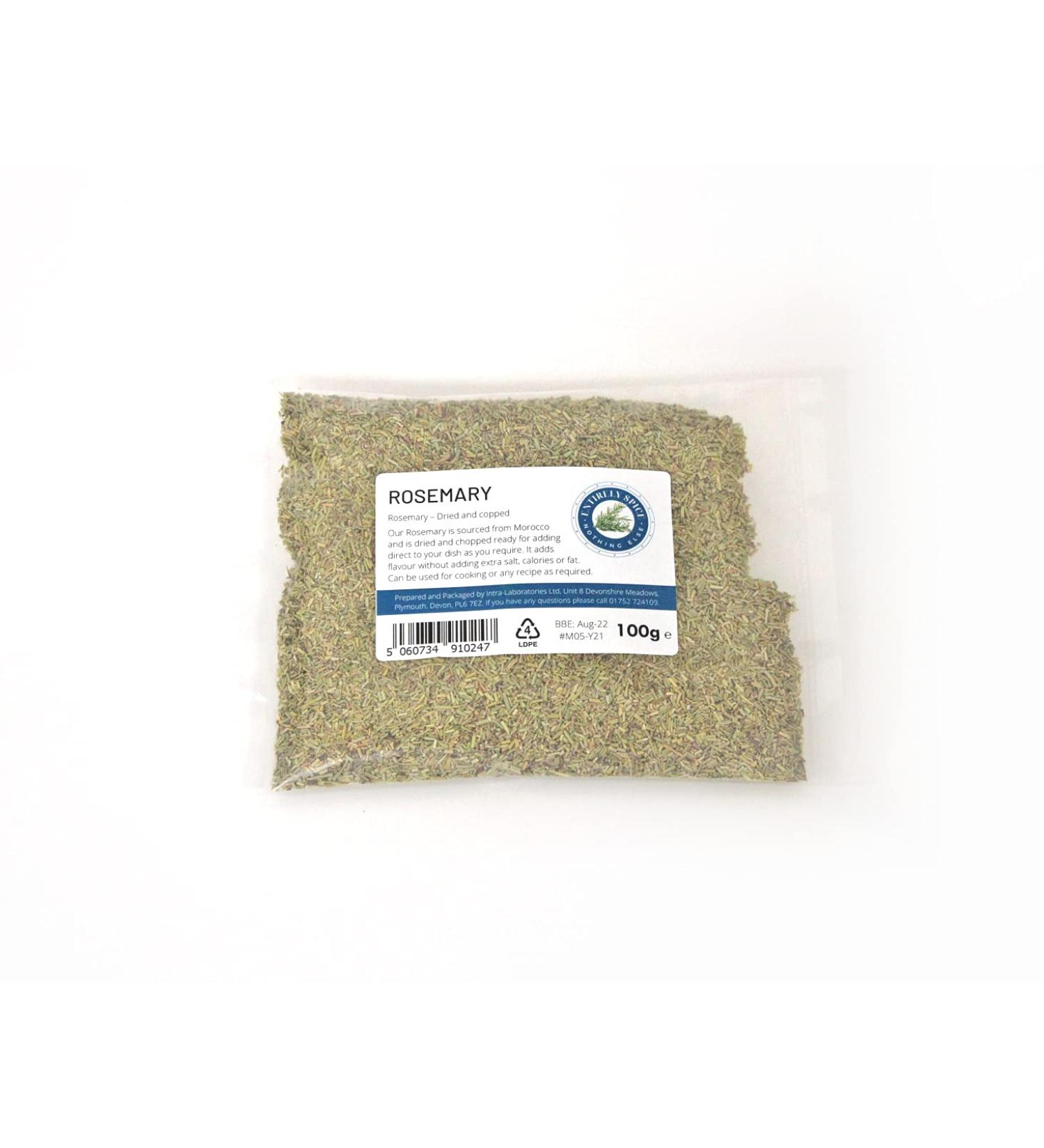 Premium 100g Chopped Dried Rosemary - High-Quality Food Grade - Buy Online on GoSupps.com