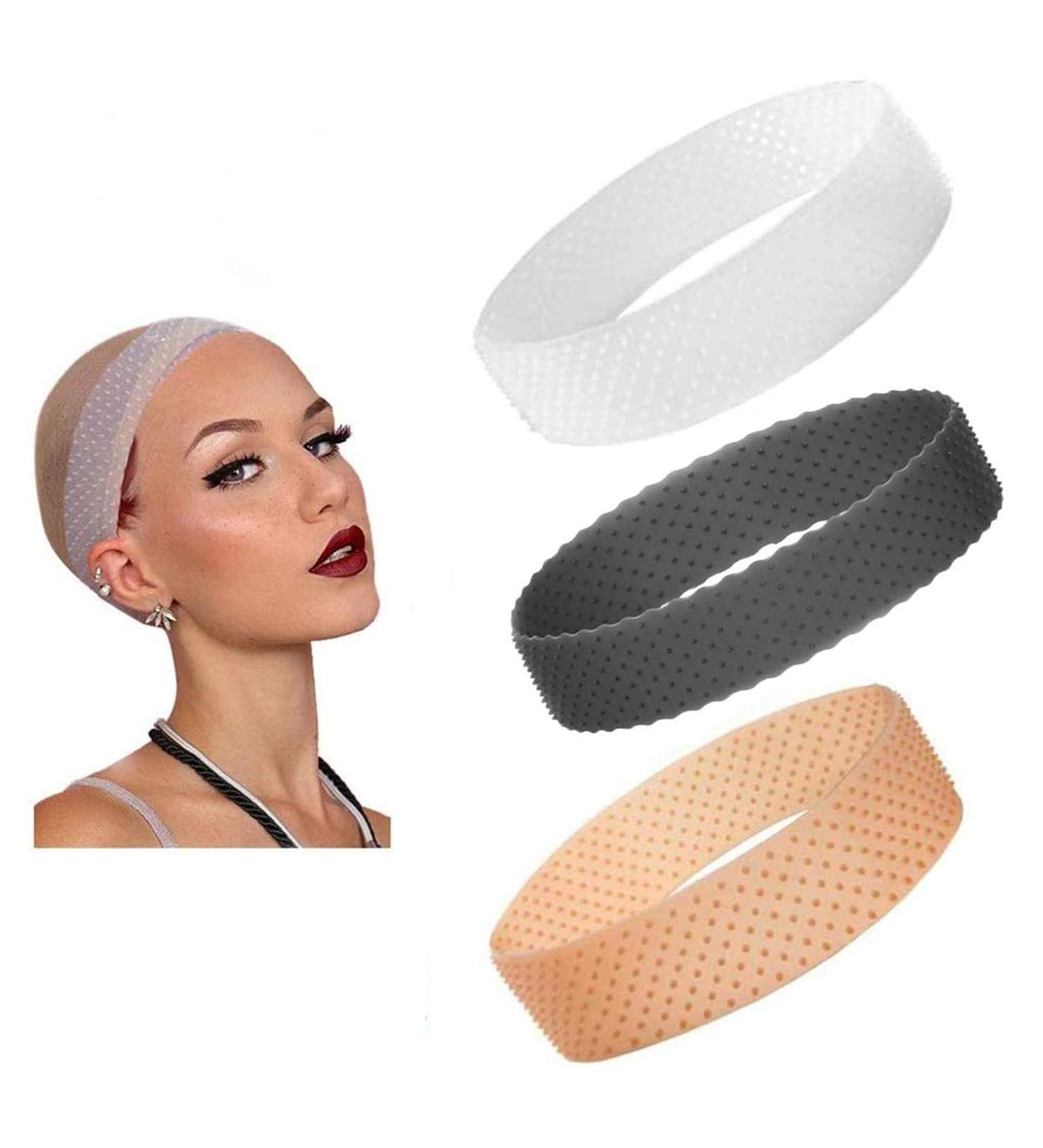 3 Pcs Secure Invisible Wig Gripper | Soft Non-Slip Sweatproof Wig Band for Ultimate Hold - Buy Online on GoSupps.com