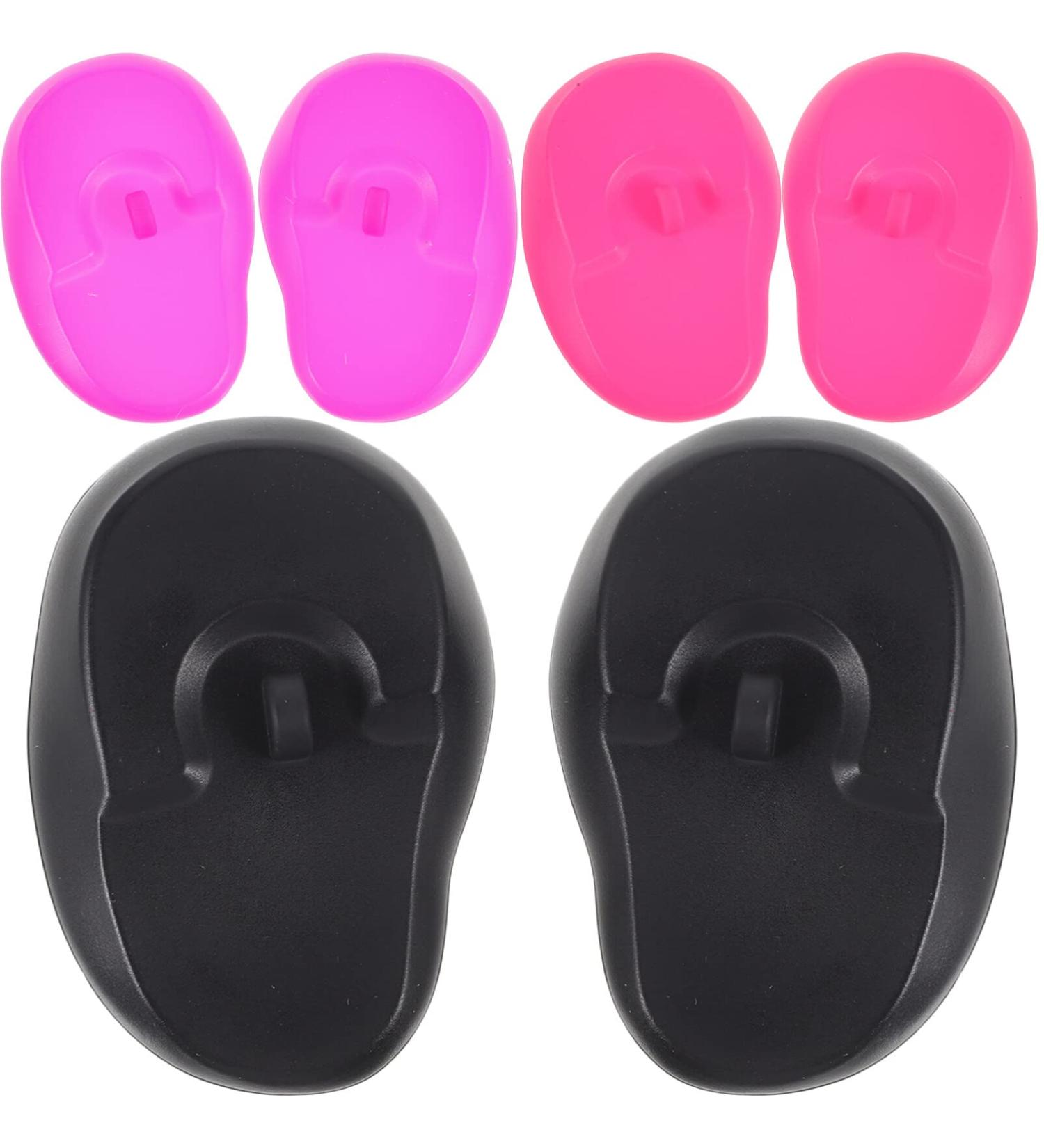 3 Pairs Tofficu Waterproof Silicone Ear Covers for Hair Coloring - Salon Styling Kit - Buy Online on GoSupps.com