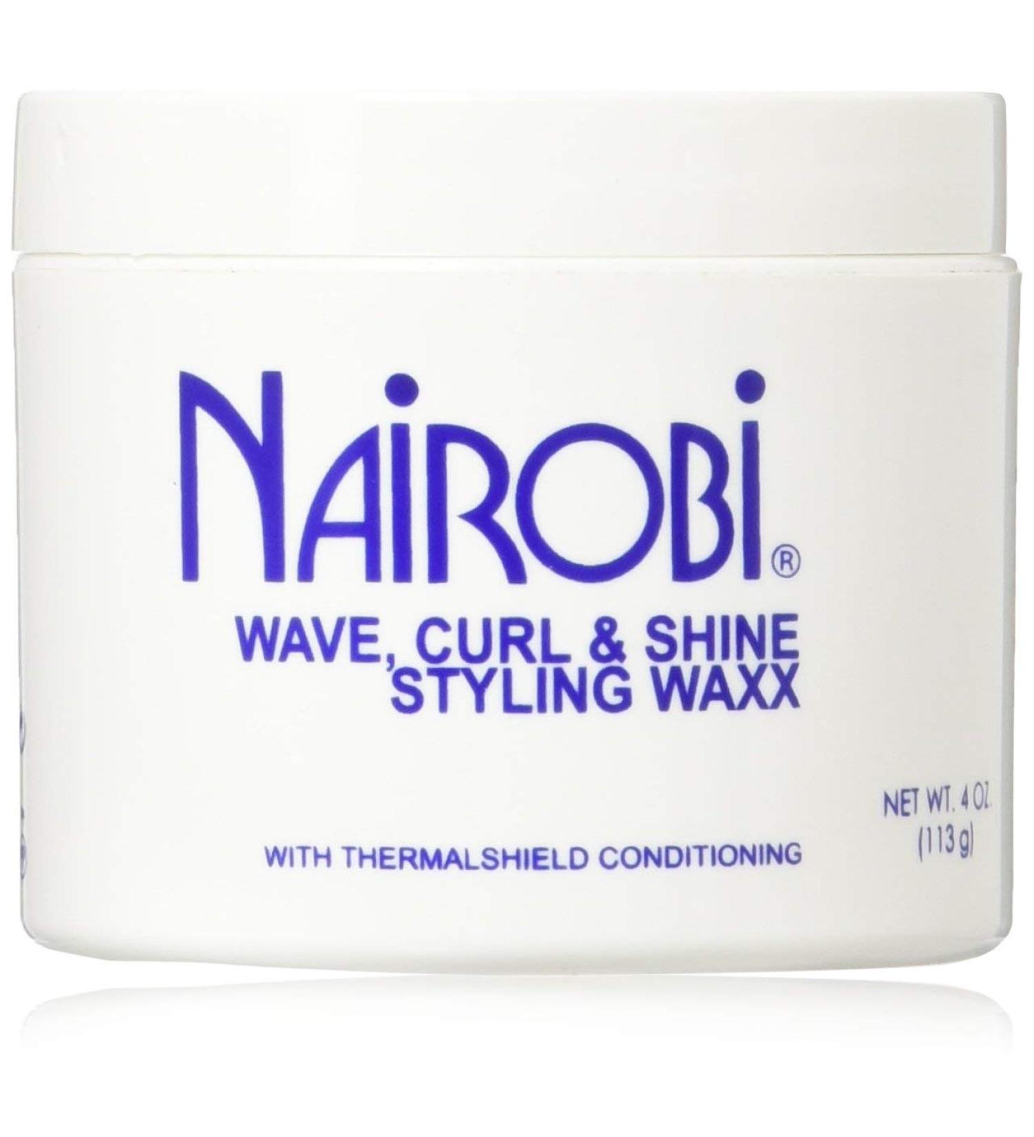 Nairobi Wave Curl and Shine Styling Waxx 4oz - Define and Enhance Hair Waves with Long-lasting Shine - Buy Online on GoSupps.com