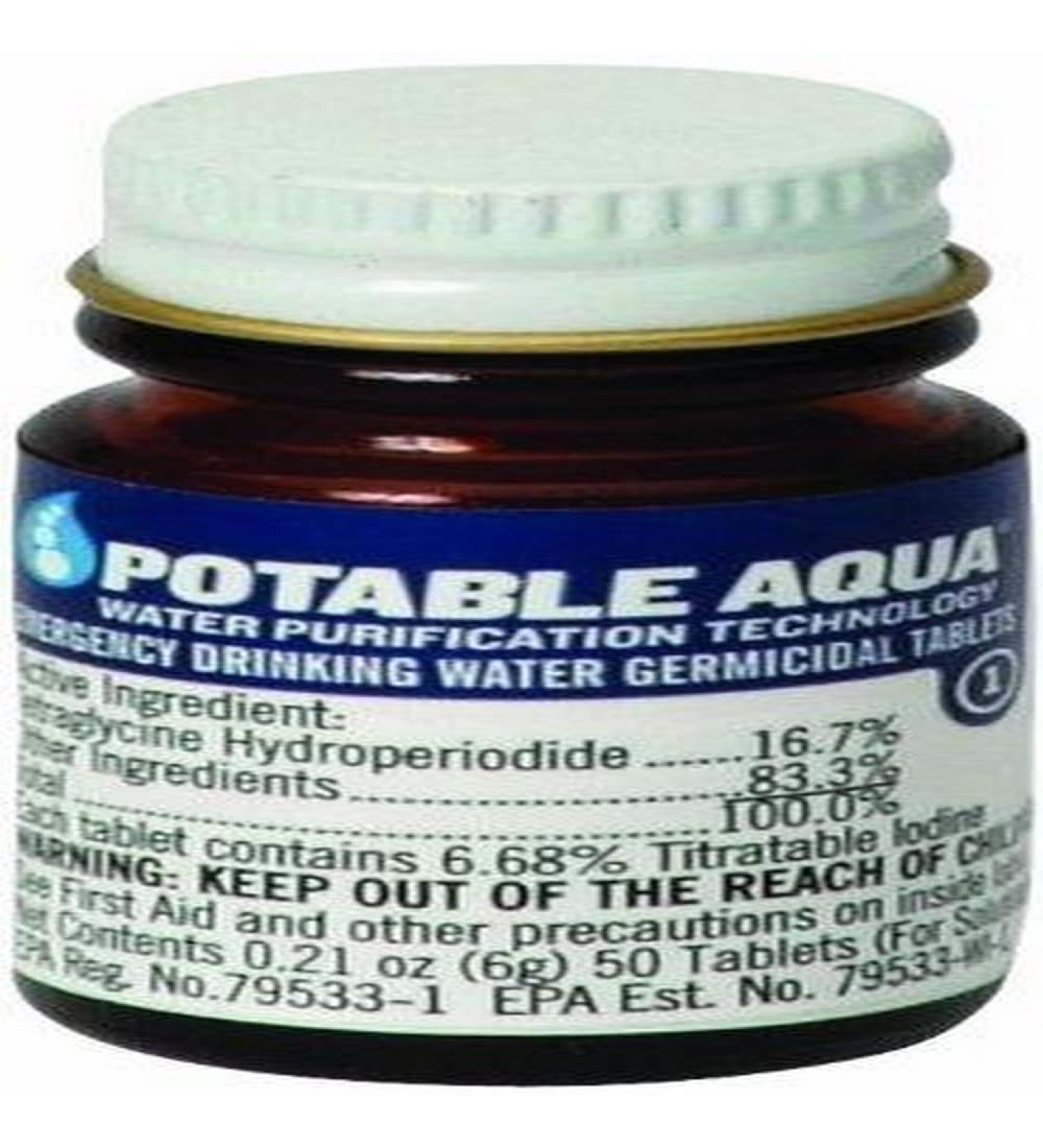 Honeywell Safety Products Water Purification Tabs, 50 per bottle 140175