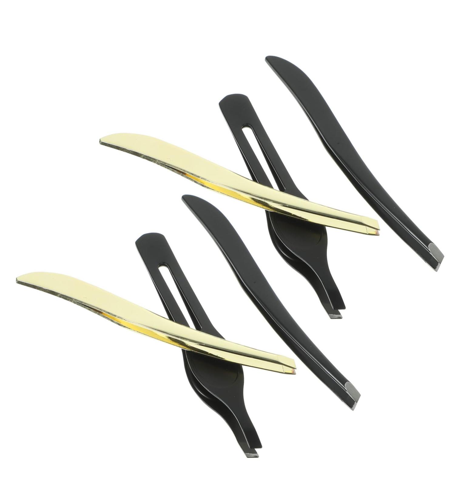 Angoily 2 Sets Metal Eyebrow Slant Tip Tweezers Stainless Steel Eyebrow Clip Stainless Steel Eyebrow Tweezer Eyebrow Clip Tweezers Eyebrow Clips Splinter Tweezers Miss Make up Makeup Tools - Buy Online on GoSupps.com
