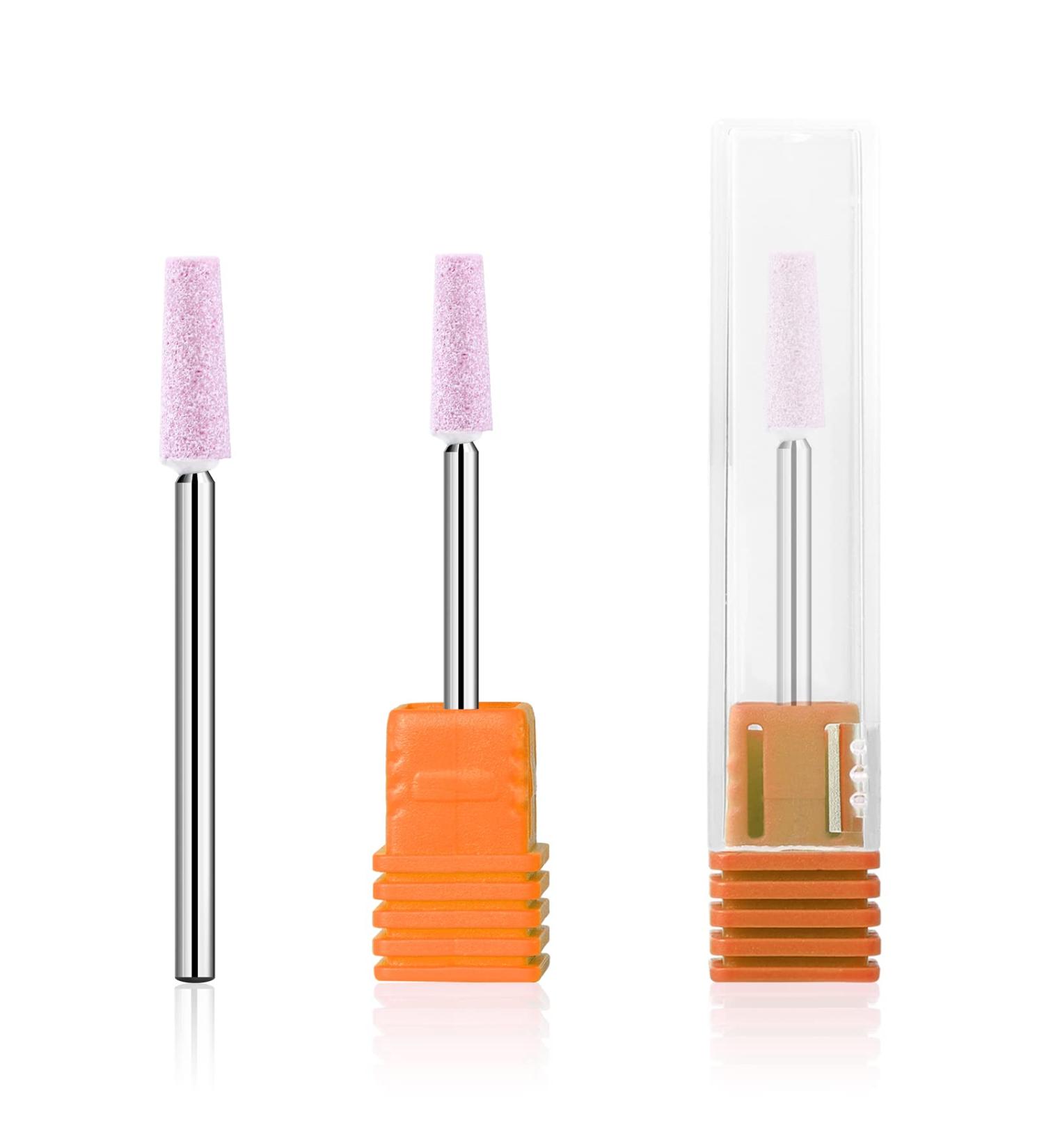 Tapered Carbide Nail Drill Bits - 2pcs Grinding Stone for Manicure and Pedicure - Buy Online on GoSupps.com