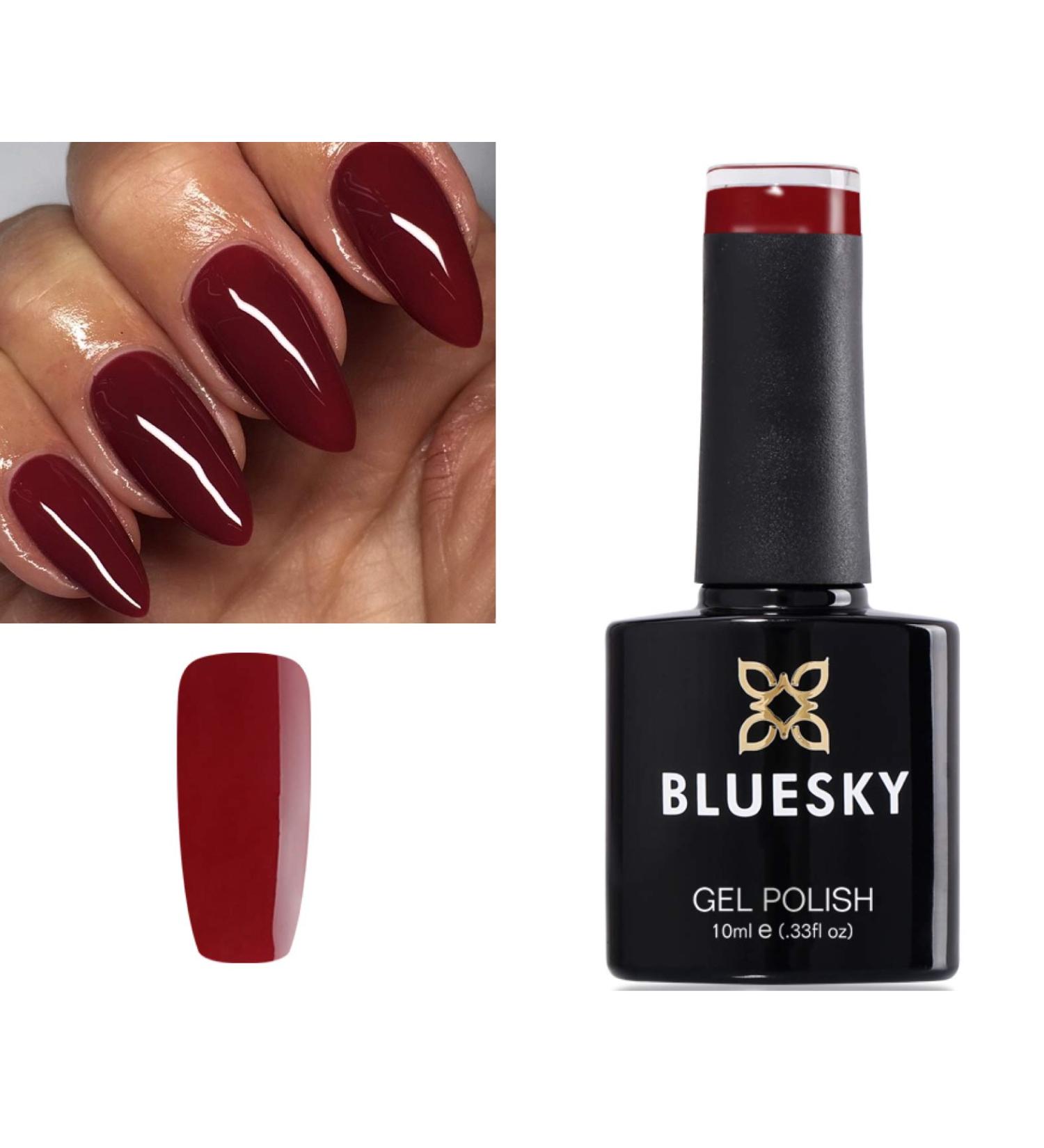 Bluesky Gel Polish PLUM BURGUNDY BERRY NICE Nail CS11 UV LED Soak Off 10ml