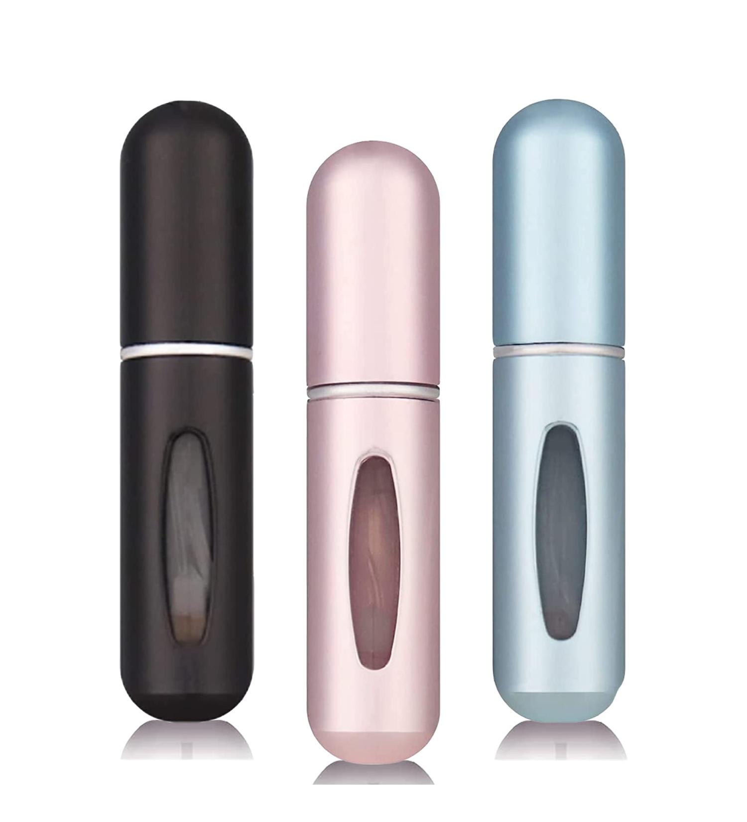 VIGOR PATH Portable Mini Refillable Perfume Atomizer Bottle Variety Pack - 5ml/0.2oz - Travel Essential for Men and Women - Set of 3 - Buy Online on GoSupps.com