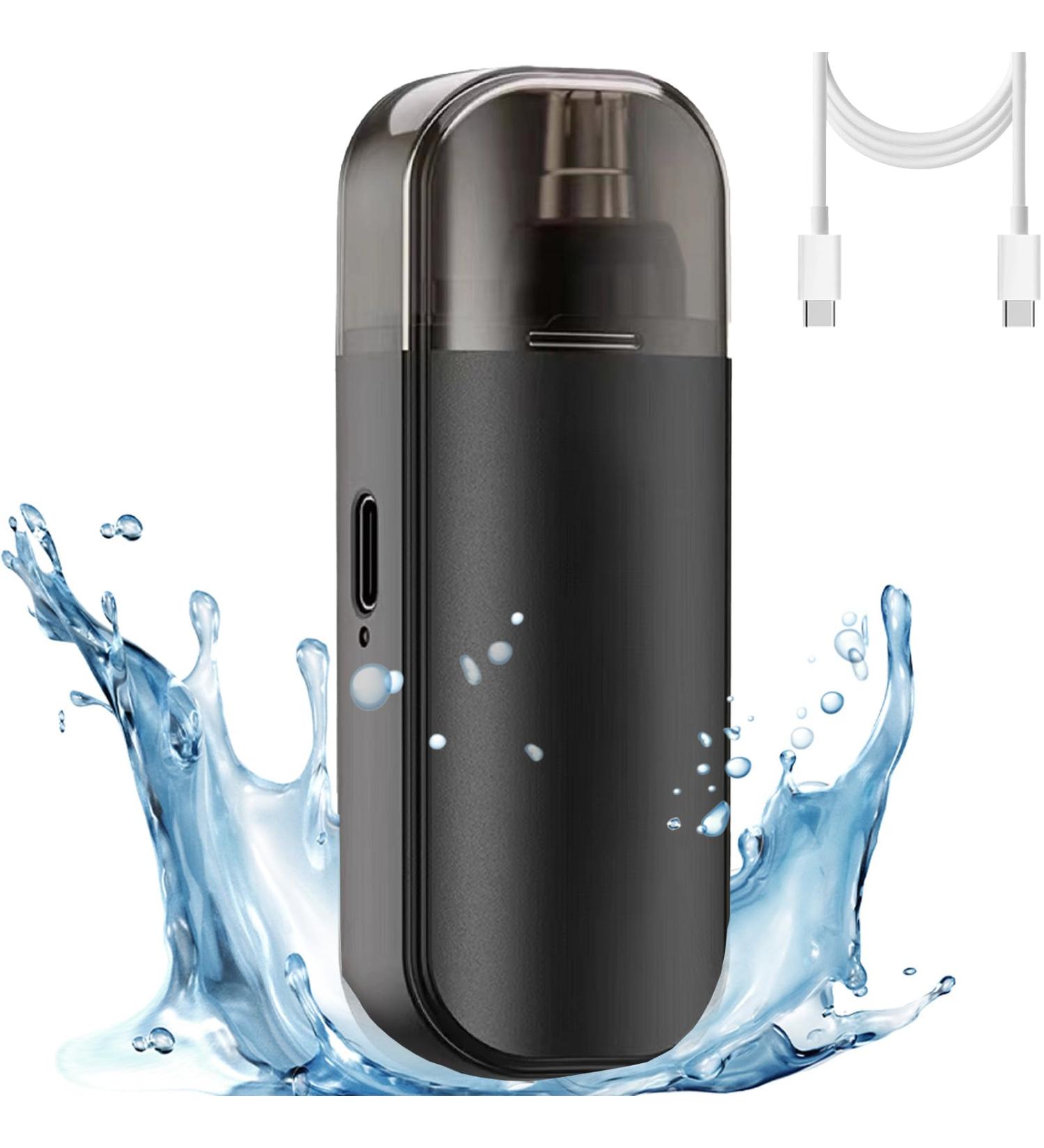 Buy Housgift Portable Nose Hair Trimmer - Rechargeable & Waterproof 2 in 1 Nose & Ear Hair Remover for Men - Black | International Shipping Available - Buy Online on GoSupps.com