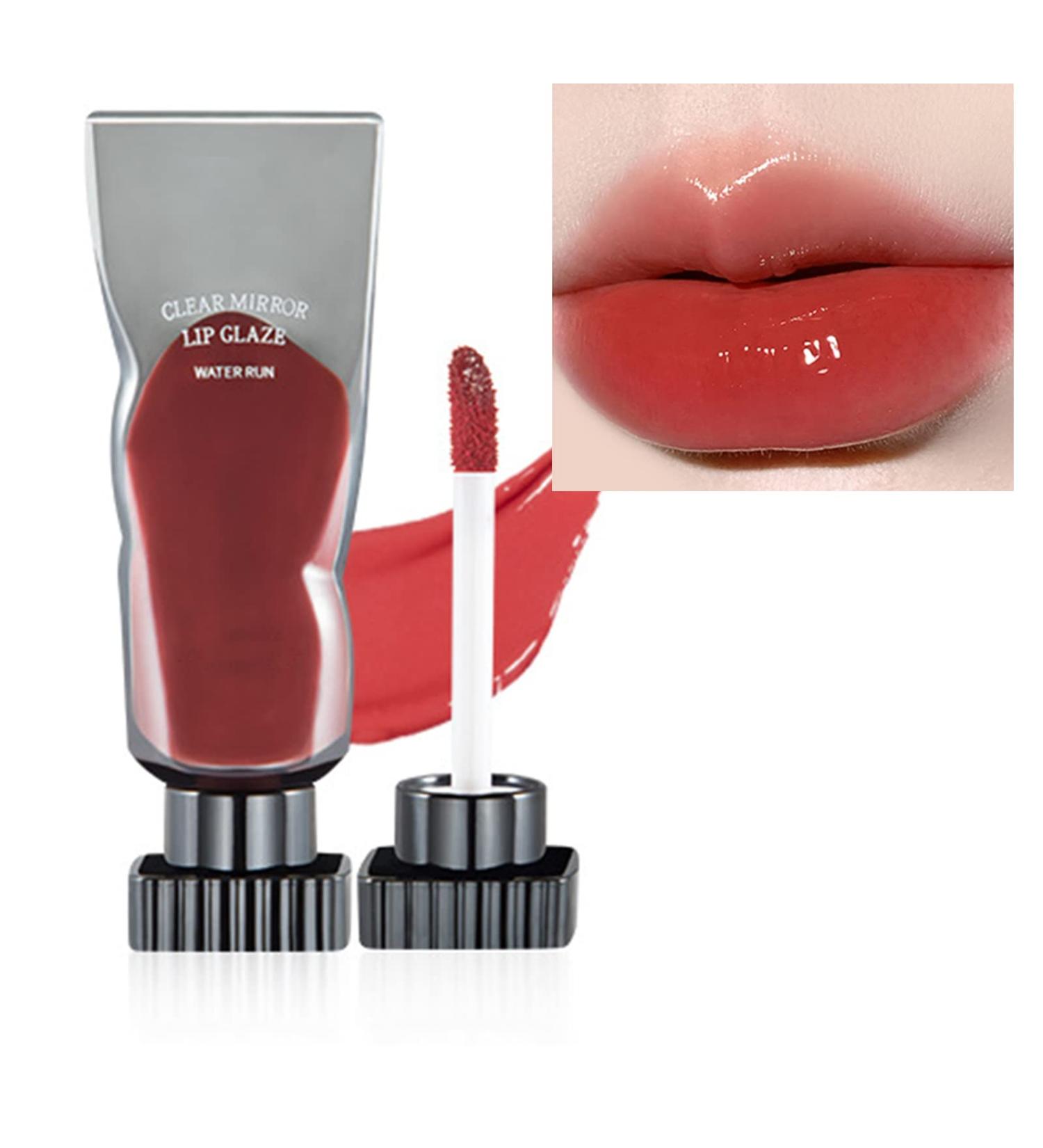 Long-Lasting Tinted Lip Gloss: Clear Mirror Liquid Lipstick for Plumper Lips - Air Bubble Shade - Buy Online on GoSupps.com
