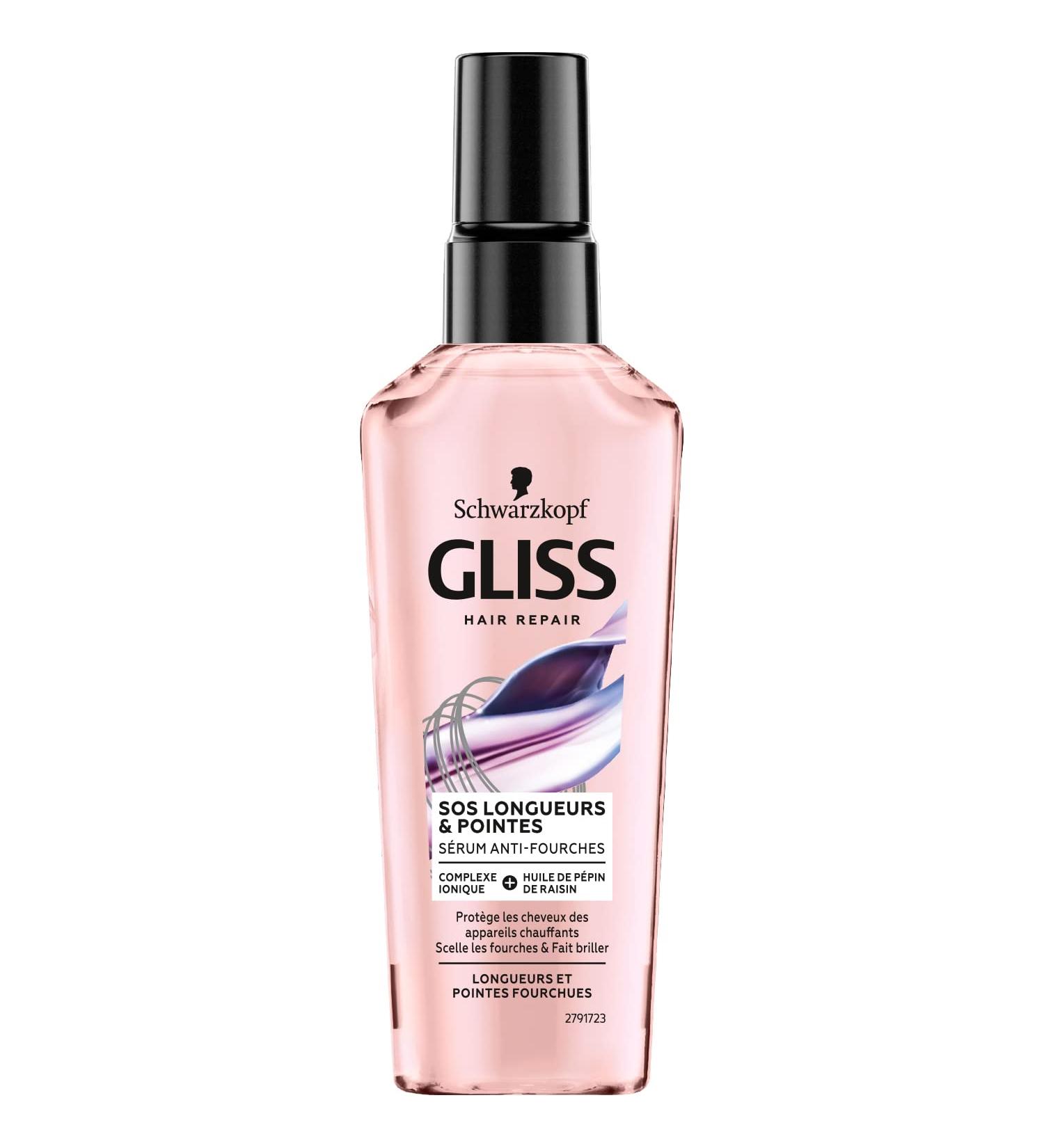 Schwarzkopf - Gliss - SOS Hair Serum Length & Ends - Seals Split Ends and Adds Shine - Protects and Cares - For Split Ends and Lengths - 75 ML - Buy Online on GoSupps.com