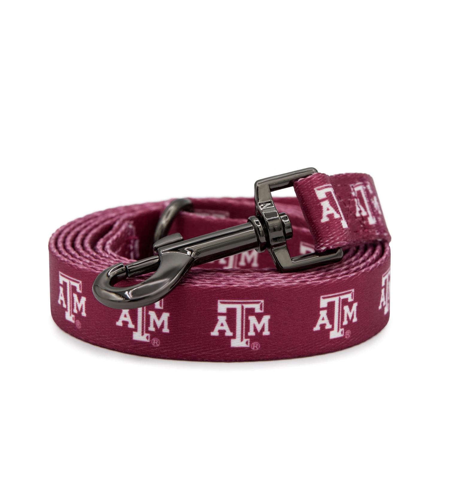Texas A&M Aggies Officially Licensed Collars and Leashes - Adjustable for All Pets (6 Ft) - Buy Online on GoSupps.com