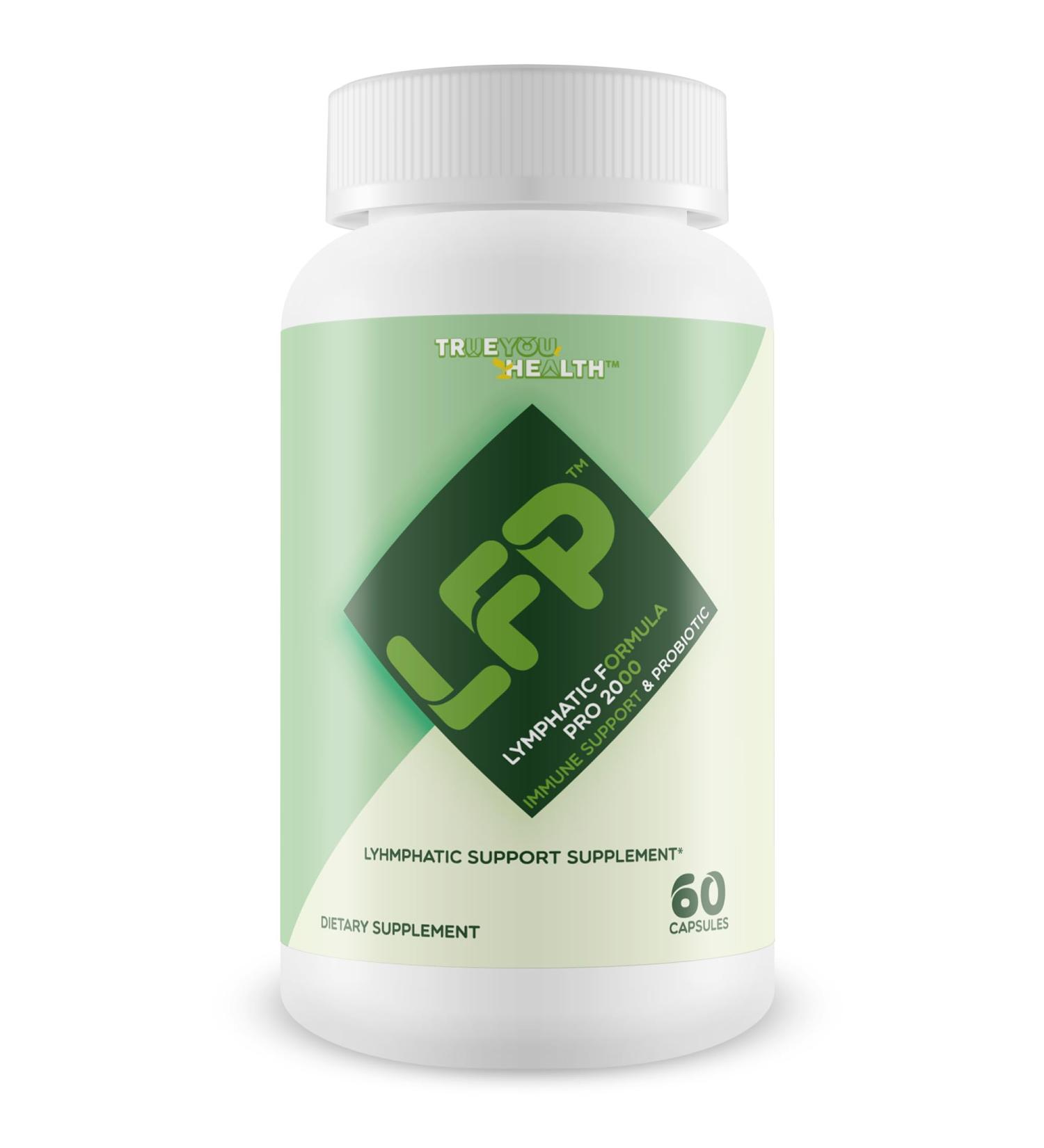 LFP - Lymphatic Formula Pro 2000 Immune Support & Probiotic - Lymphatic Support Supplement to Promote Healthy Immune System & Lymphatic Function - Aid Immune Response Gut Health & Overall Health - Buy Online on GoSupps.com