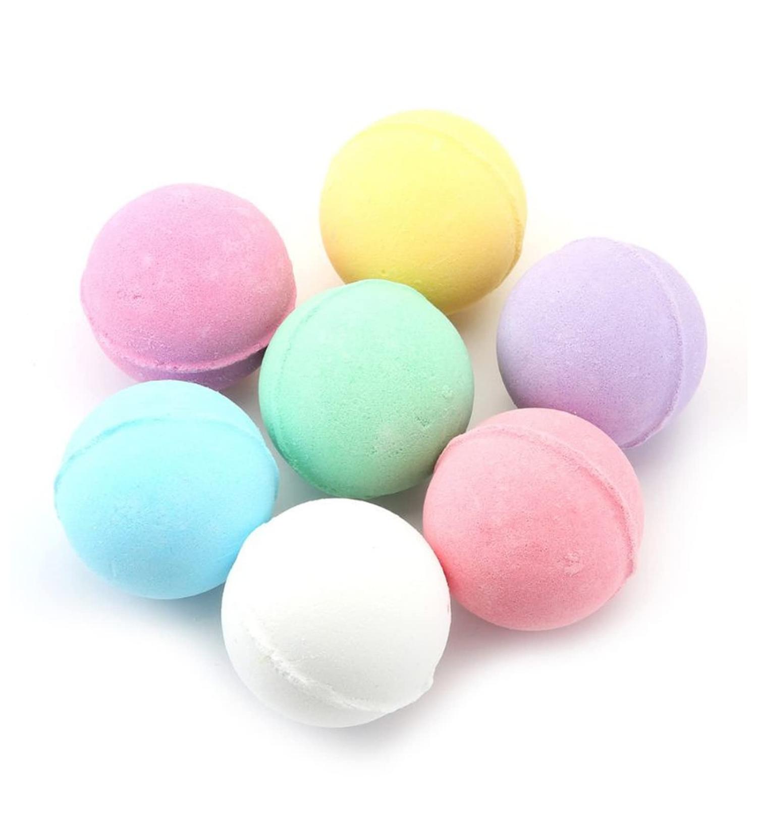 Bath Ball 20g Small Bath Bomb Body Stress Relief Bubble Ball Moisturize Shower Cleaner Bath Pearls Oil Balls - Buy Online on GoSupps.com