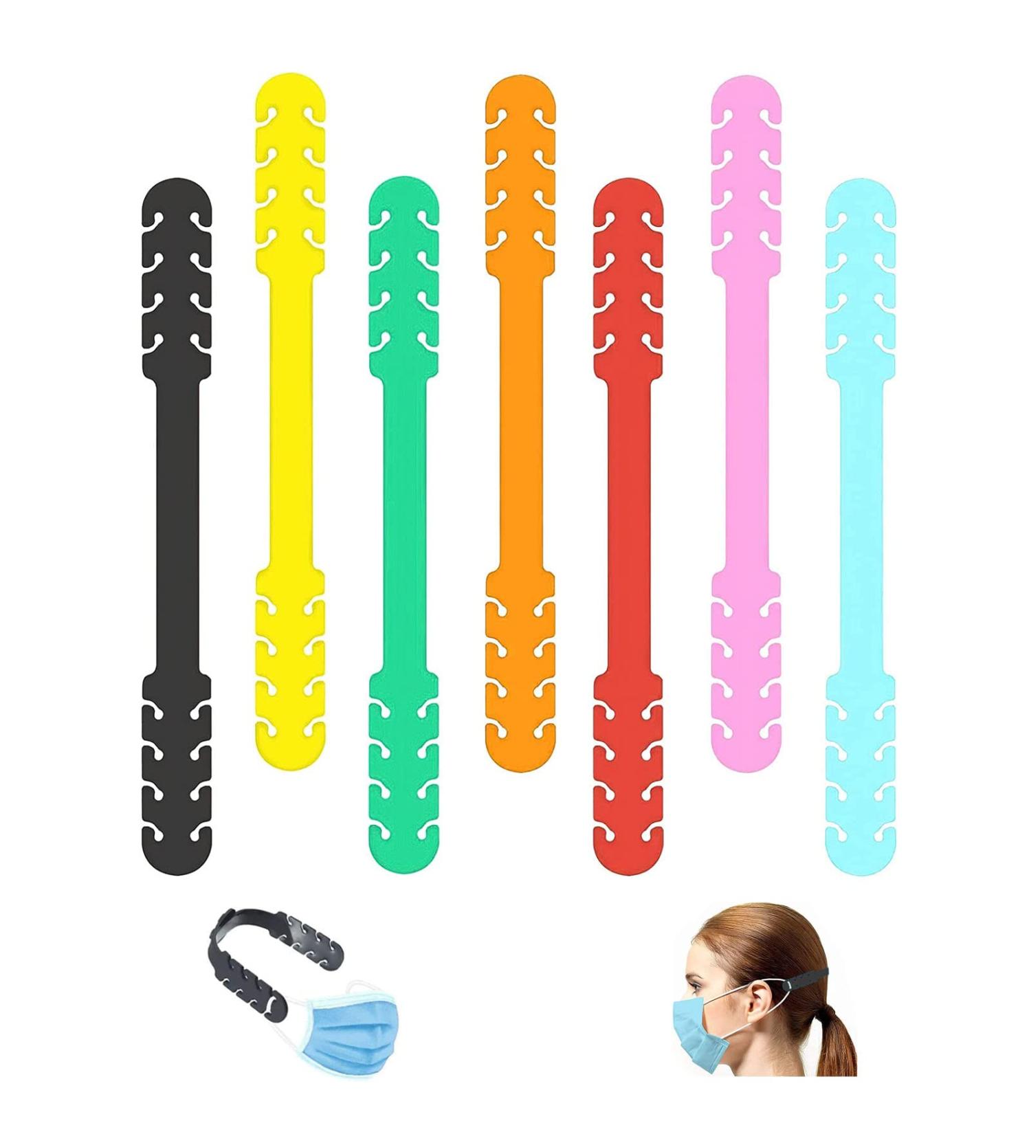 7 Pieces Mask Extension Band - Aonat Pebble Mask Extenders for Adults & Children | Comfortable Mask Hooks & Buckle Band - Buy Online on GoSupps.com