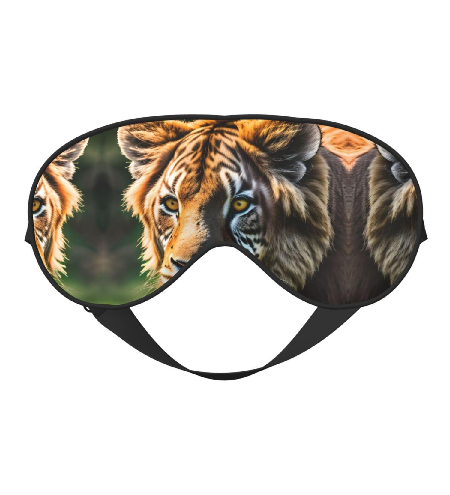 SSIMOO African Animals Print Eye Mask - Double-Sided Soft Light Blocking for Better Sleep Quality - International Shipping Available - Buy Online on GoSupps.com