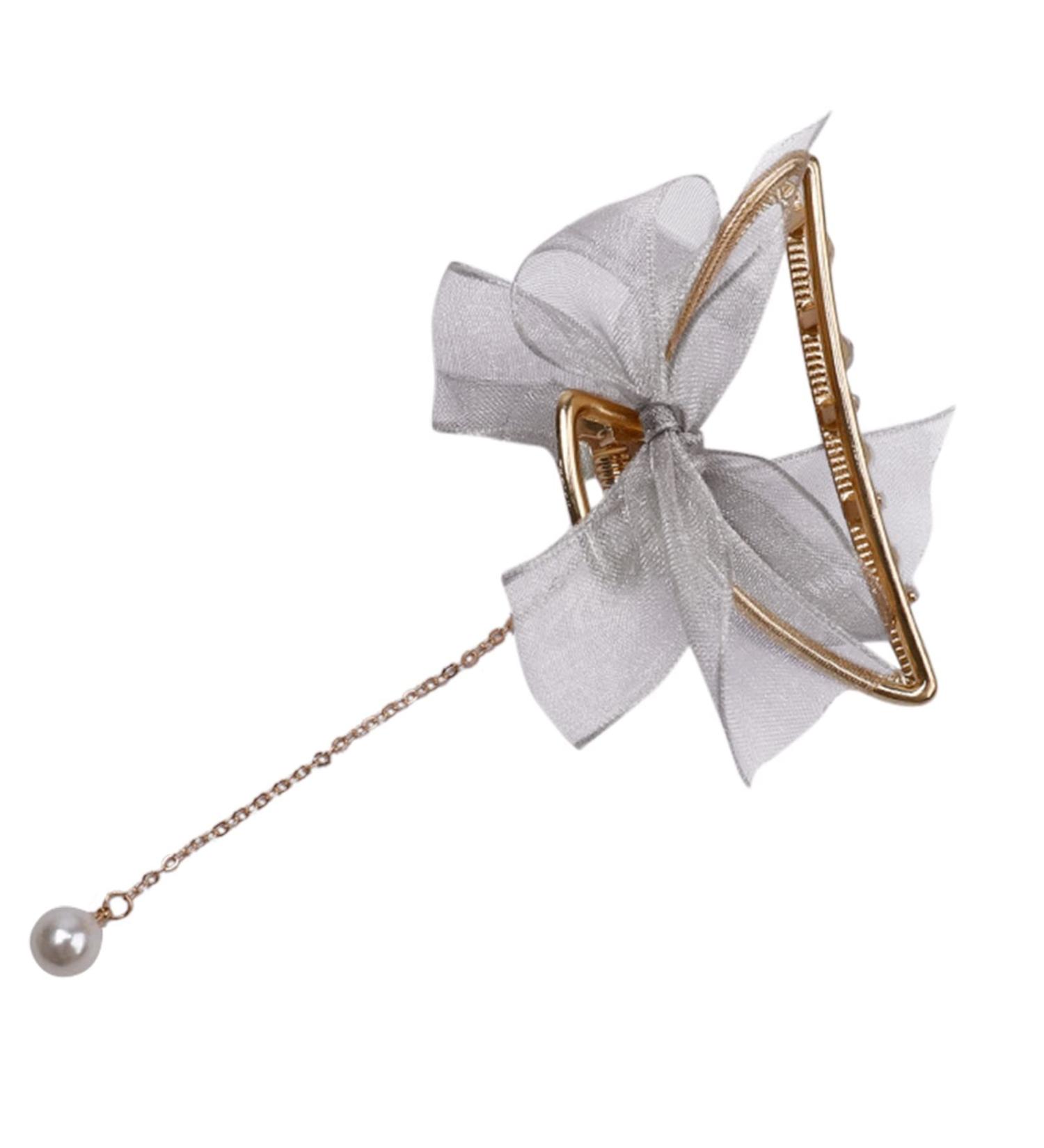 Elegant Butterfly Hair Claw Clip for Women & Girls - Non-Slip Strong Hold Pearl & Tassel Design - 1 PC B03 - Buy Online on GoSupps.com