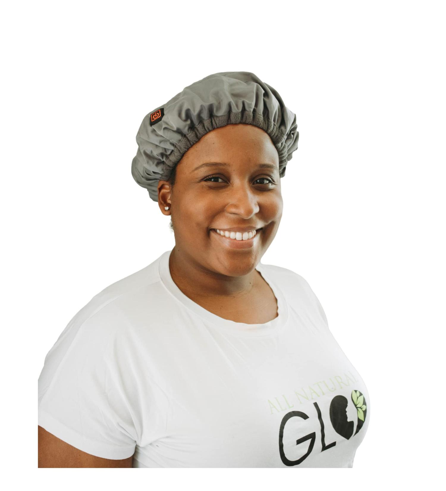 GLO Heat Cap in Space Gray - Ultimate Hair Treatment for Home Spa Experience - Buy Online on GoSupps.com
