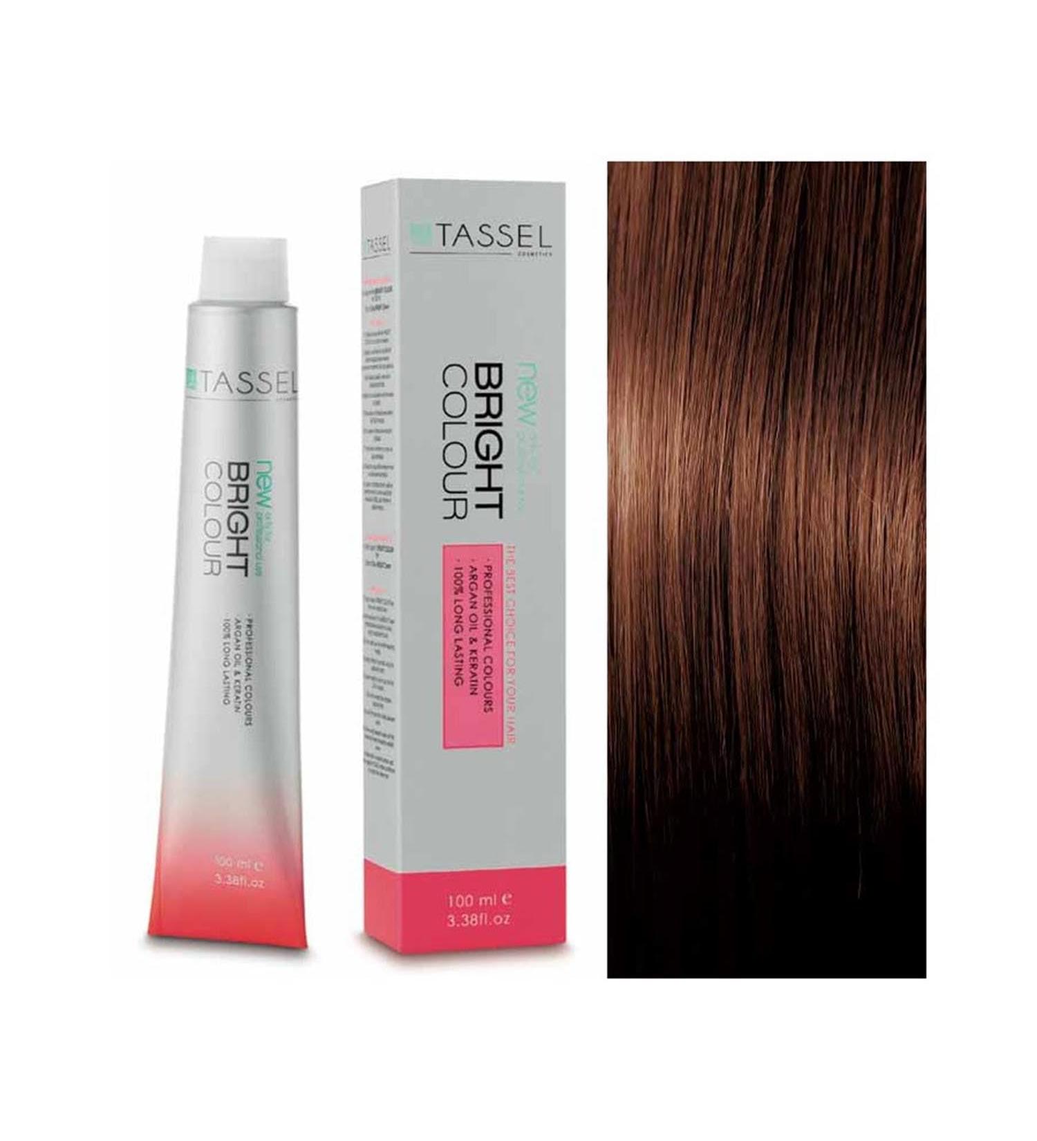 EUROSTIL 64 dark blond copper dye with argan oil and keratin 100 ml Tassel