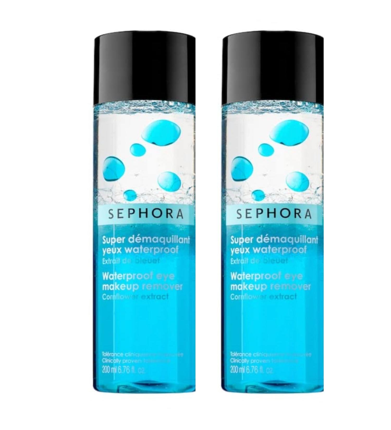 SEPHORA COLLECTION Waterproof Eye Makeup Remover 6.76 oz/ 200 mL (2 PACK)