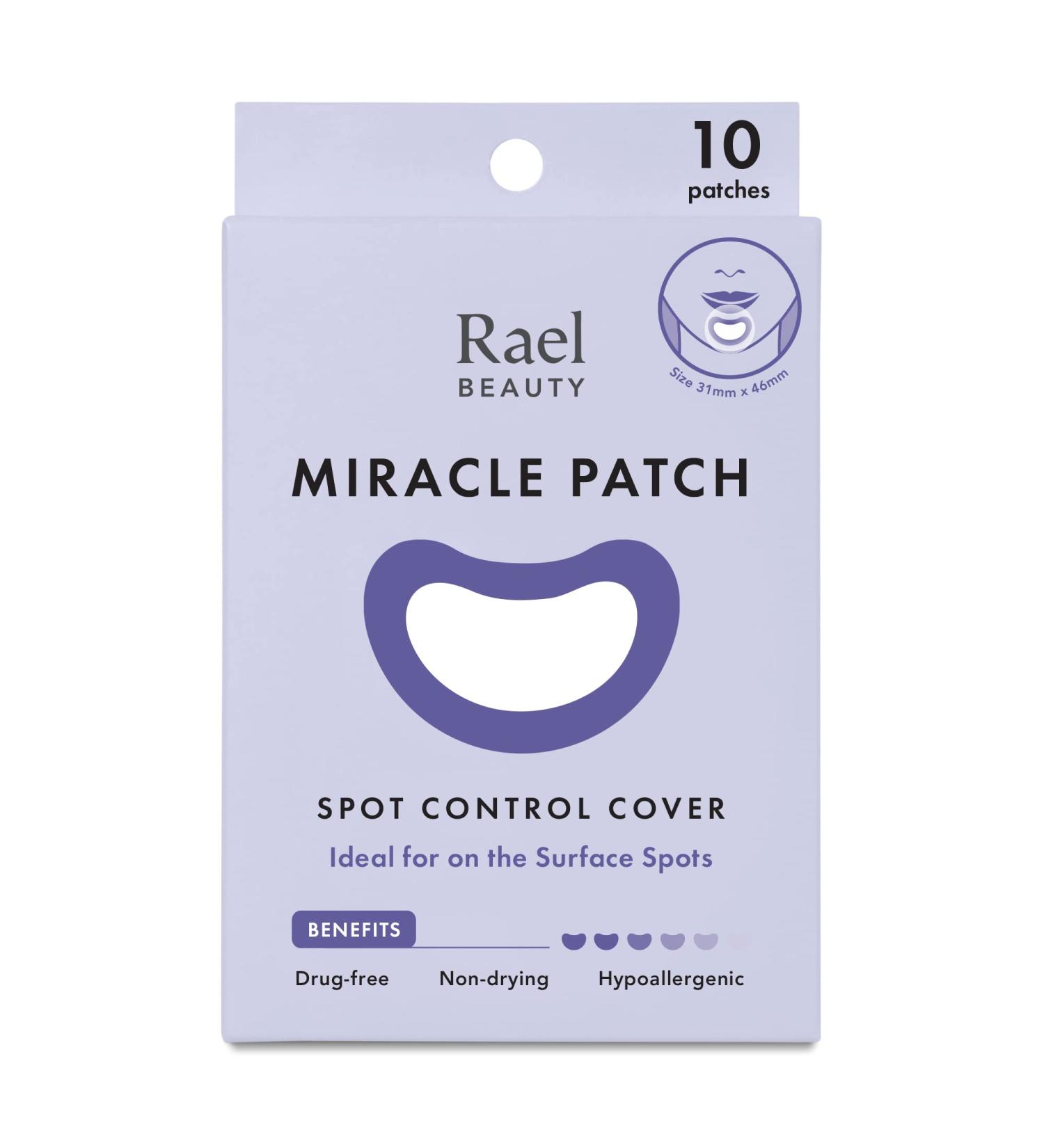 Rael Miracle Patch Spot Control - 10 Acne Patches for Clear Skin - Buy Online on GoSupps.com