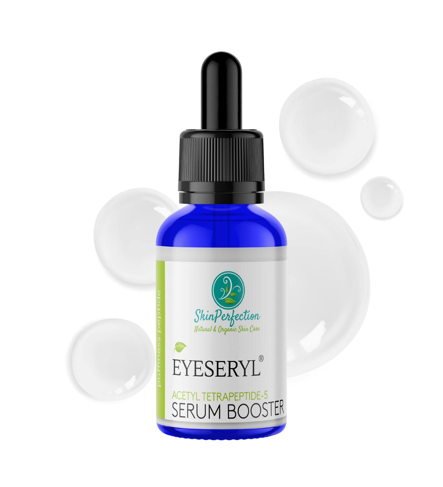 Skin Perfection Eyeseryl Anti-Aging Serum Booster | Reduce Puffy Eye Bags | Tighten Under-Eye Skin | Enhance Eye Cream Efficiency | Acetyl Tetrapeptide-5 - Buy Online on GoSupps.com