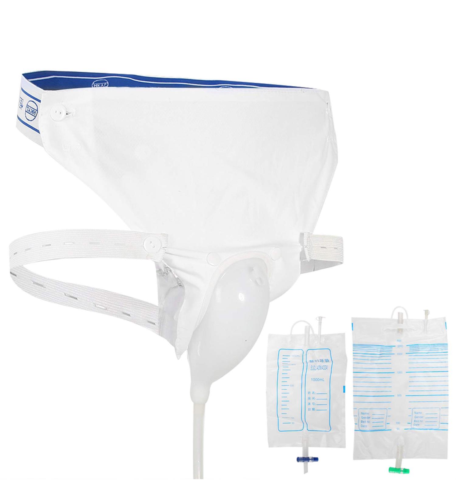 Reusable Urine Bag for Men & Women - Portable Silicone Urinal Collector for Travel & Outdoor Use | Ideal for Elderly - Buy Online on GoSupps.com