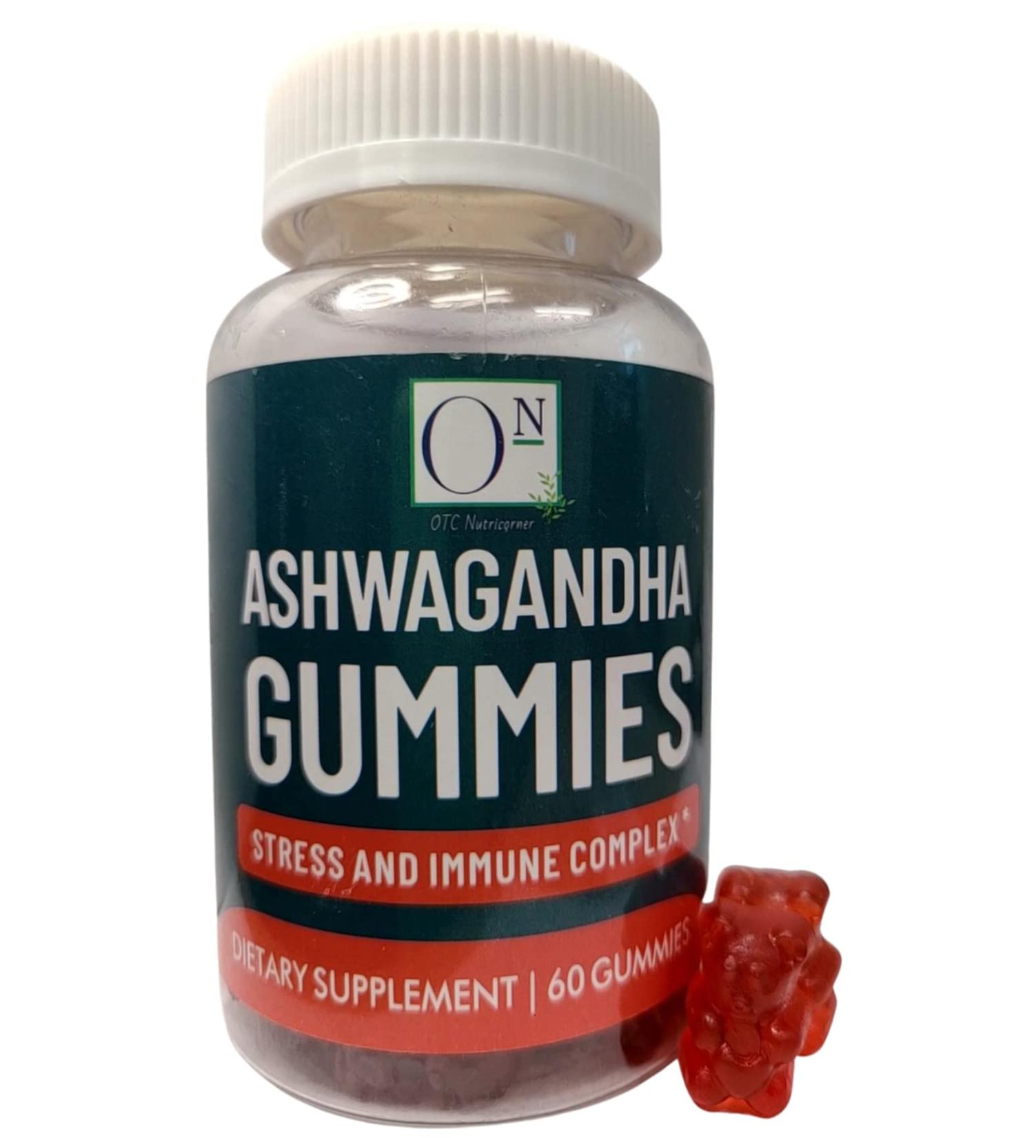 Organic Ashwagandha Vegan Gummy - Immune Support, Stress Relief & Sleep Aid by OTC Nutricorner - Buy Online on GoSupps.com