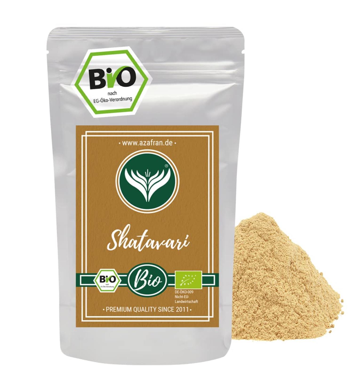 Buy Azafran ORGANIC Shatavari Powder - Premium 250g | Natural Health Supplement for Women - Buy Online on GoSupps.com