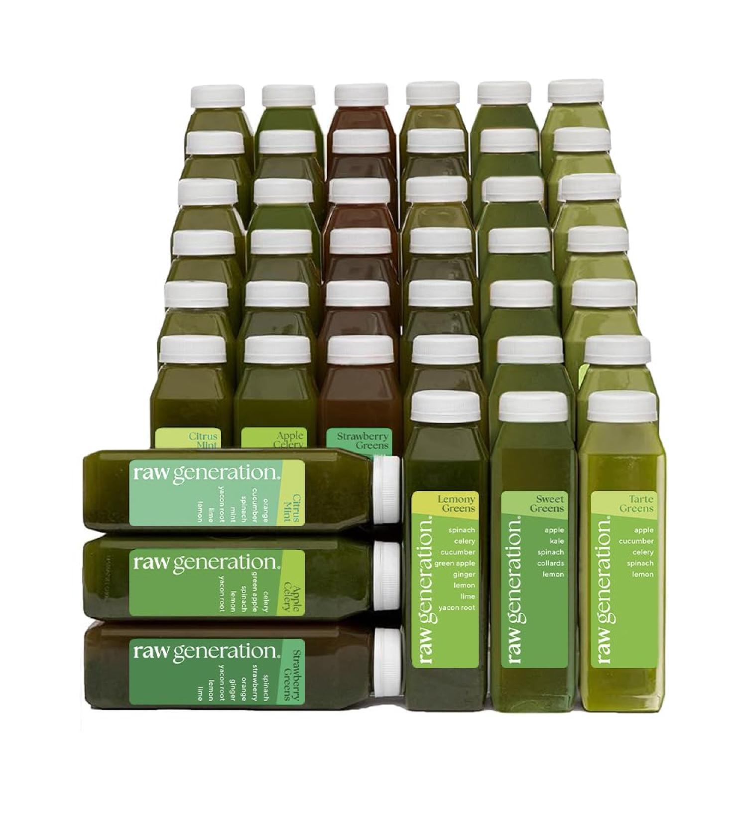 Raw Generation 7-Day Detox Cleanse 23% Less Sugar Than Other Cleanses | Detox Your Body | Reset Your Diet & Support Weight Loss | Improved Energy | Clearer Skin | Improved Gut Health 7-Day Cleanse - Buy Online on GoSupps.com