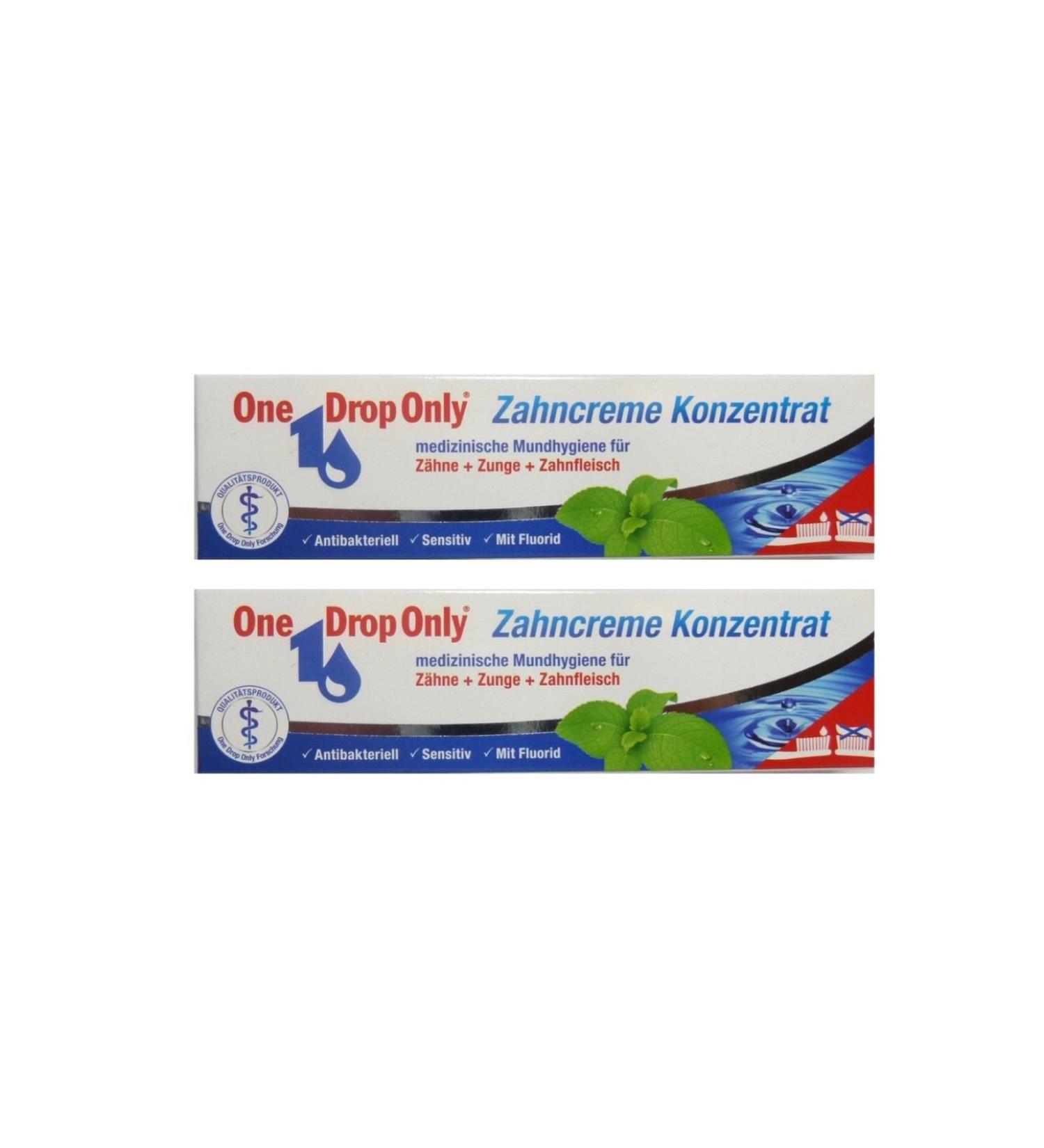 2x One Drop Only Toothpaste Concentrate 25ml Antibacterial Toothpaste Toothpaste
