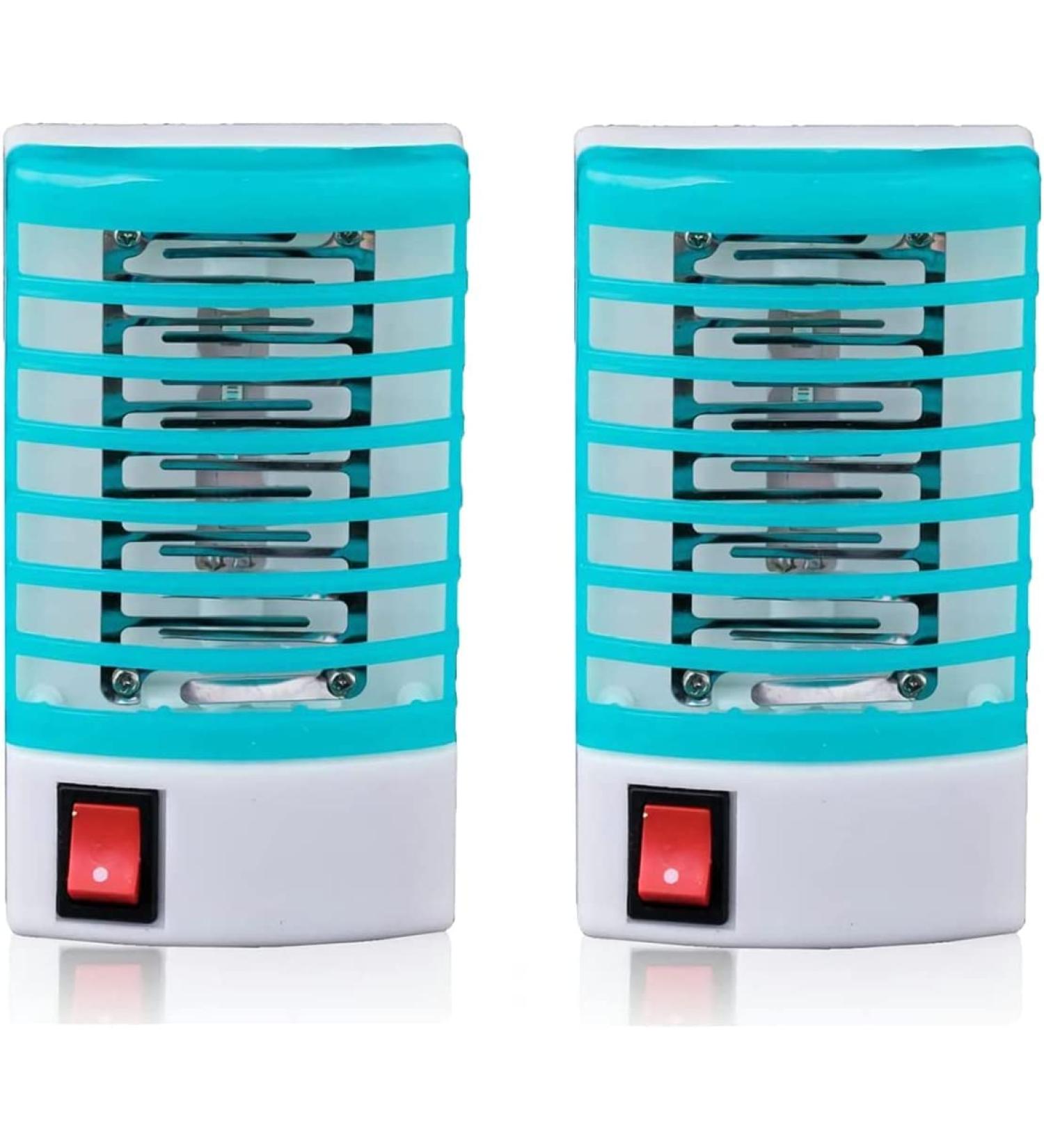 Indoor Bug Zapper Plug-in Mosquito Killer Trap - 2 Pack Electric Fly & Gnat Trap for Home - Mini Insect Killer Light for Flying Pests - A-blue - Buy Online on GoSupps.com