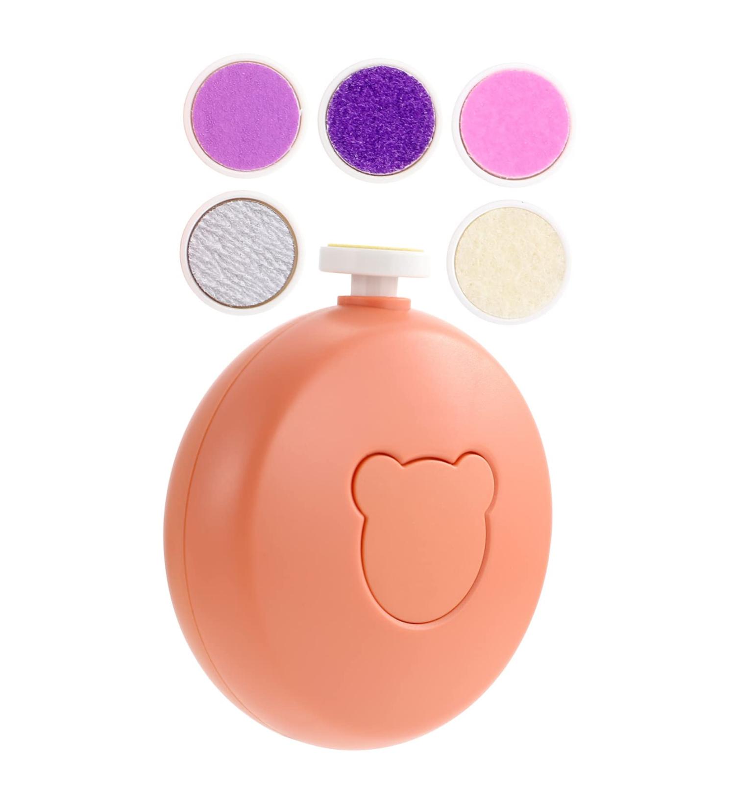 Vaguelly 1 Set Nail Grinder Adults Nail Care Polishing Tool Electric Nail Trimmer Manicure Kit Nail Polishing Accessory Electric Nail Sharpener Nail Trimmer Pedicure Tool 7X7X3CM Orange - Buy Online on GoSupps.com