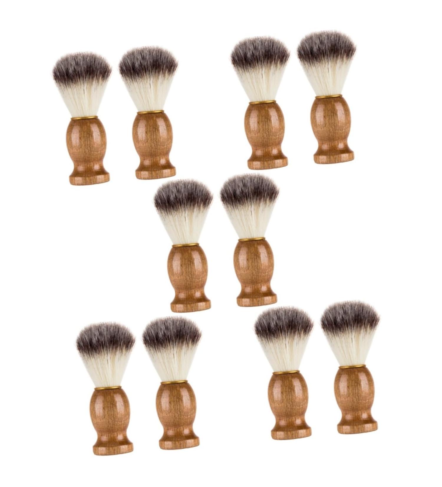 Angoily 10 pcs Stainless Steel Razor Brush Scrubber - Premium Beard Care Accessories for Men | Hair Removal & Shaving Solutions - Buy Online on GoSupps.com