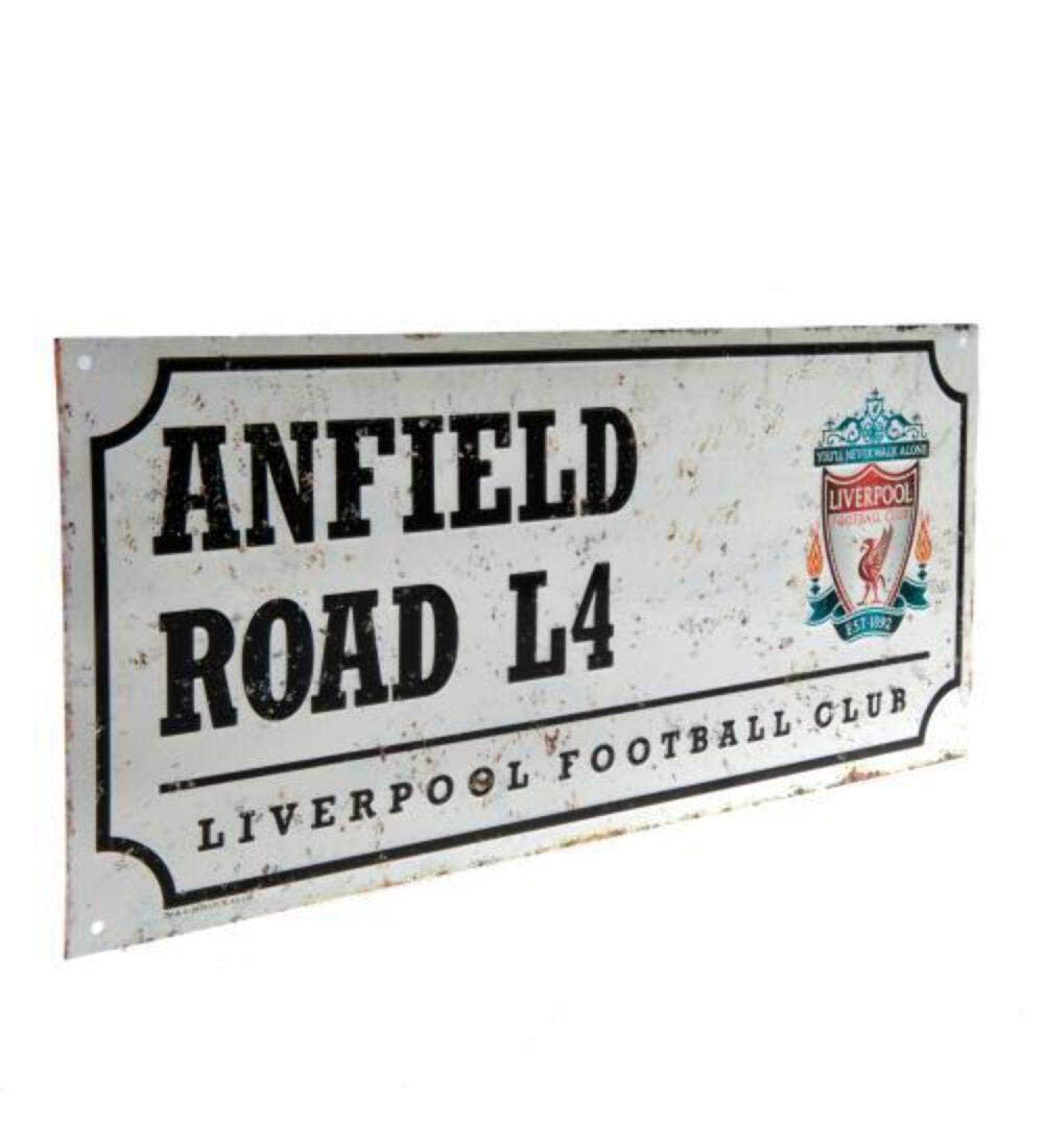 Liverpool Retro Street Sign - Authentic 40cm x 19cm Decor | Perfect Gift for Fans - Buy Online on GoSupps.com