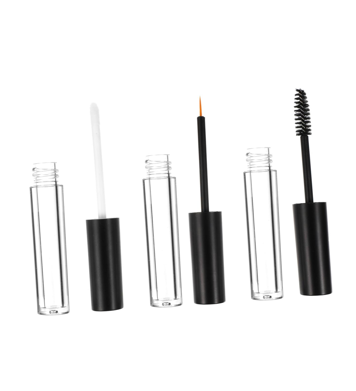 BELLIFFY 6pcs Eyeliner Eyelash Bottle Makeup Containers Clear Mascara for Eyelashes Lash Mascara Plastic - Buy Online on GoSupps.com