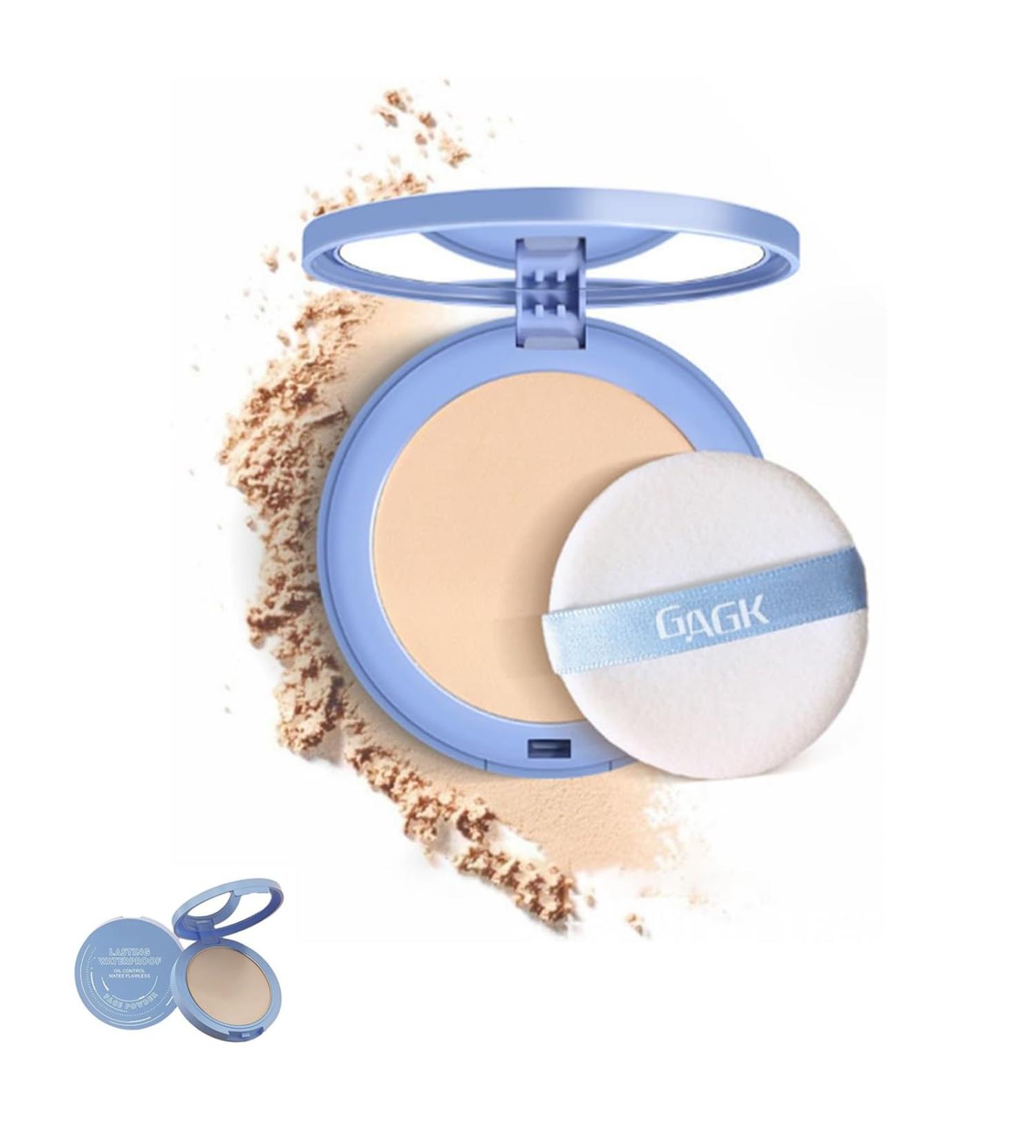 Matte Perfection Pressed Powder GAGK Matte Perfection Pressed Powder Gagk Lasting Waterproof Makeup Lightweight Facial Makeup for Soft Focus Finish (#1) - Buy Online on GoSupps.com