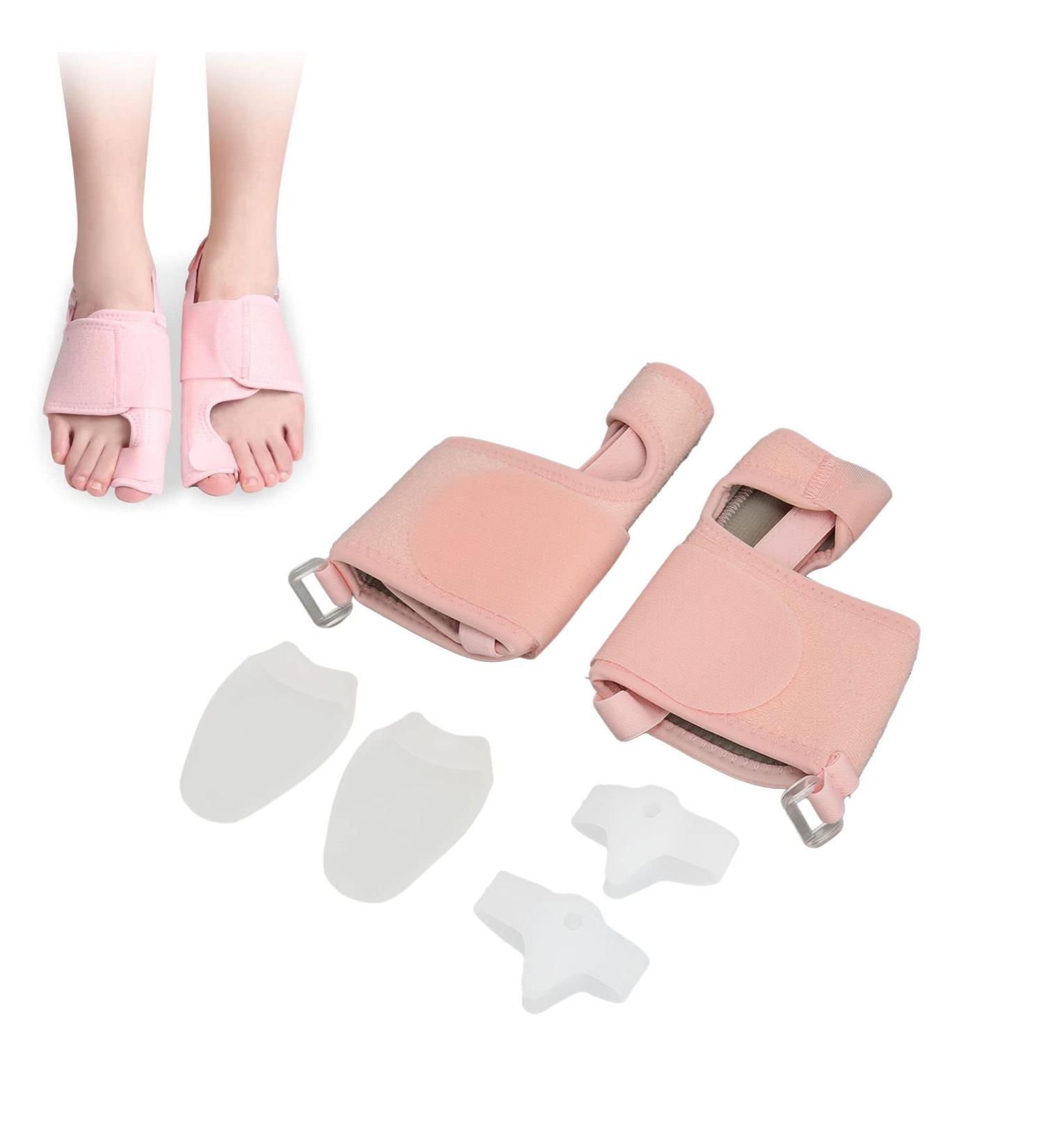 Hallux Valgus Bunion Corrector | Soft High Elasticity Toe Separator for Pain Relief & Reduced Friction - Buy Online on GoSupps.com