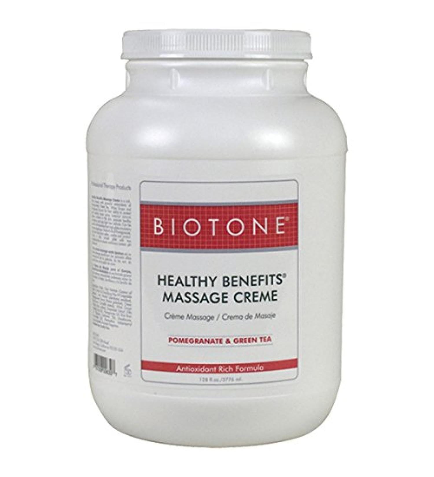 Biotone Healthy Benefit Massage Creme - Pomegranate & Green Tea | 128 Ounce - International Shipping Available - Buy Online on GoSupps.com