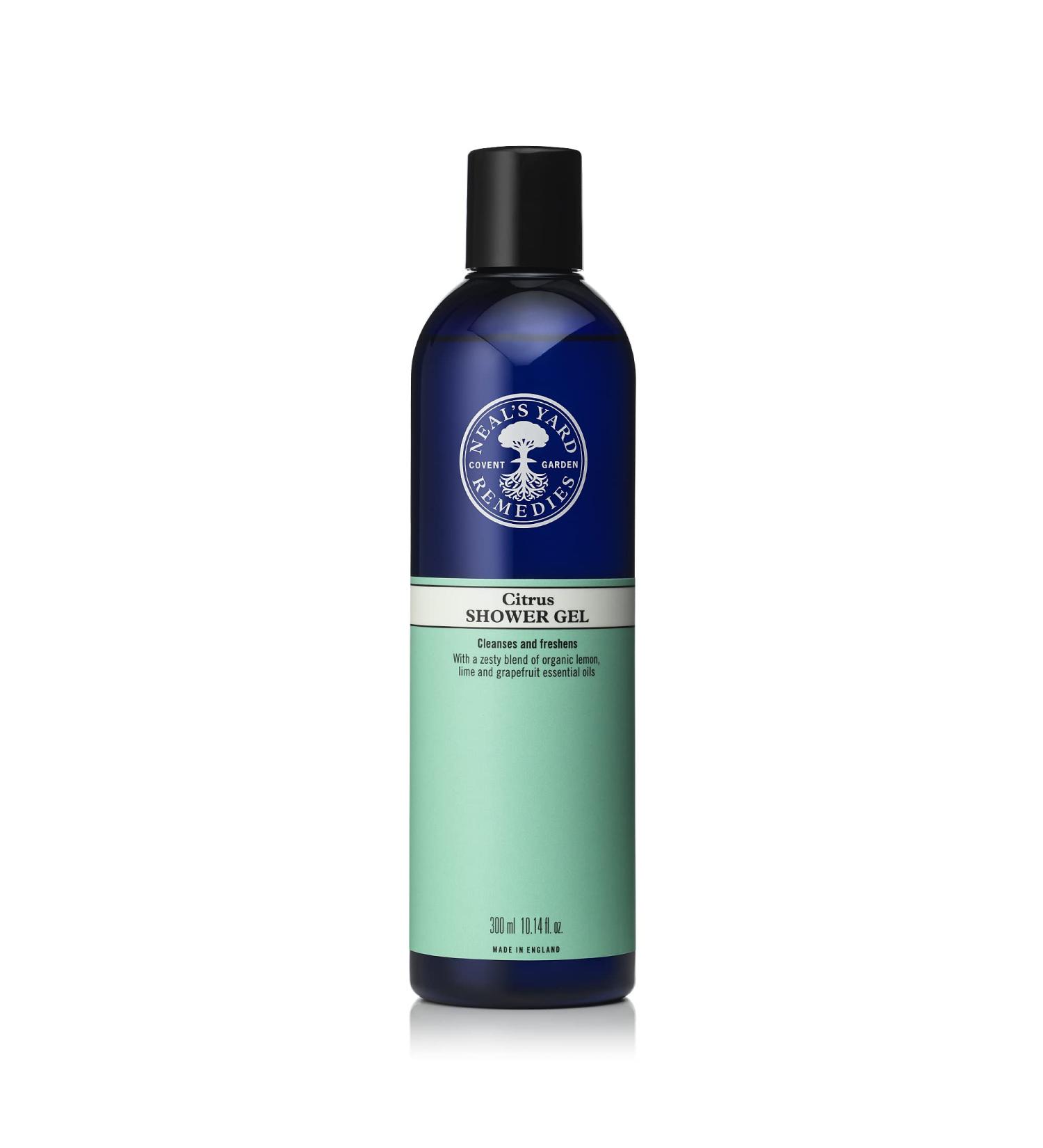 Neal's Yard Remedies Citrus Shower Gel | Energizing 300ml Formula | Zesty Citrus Scent - Buy Online on GoSupps.com