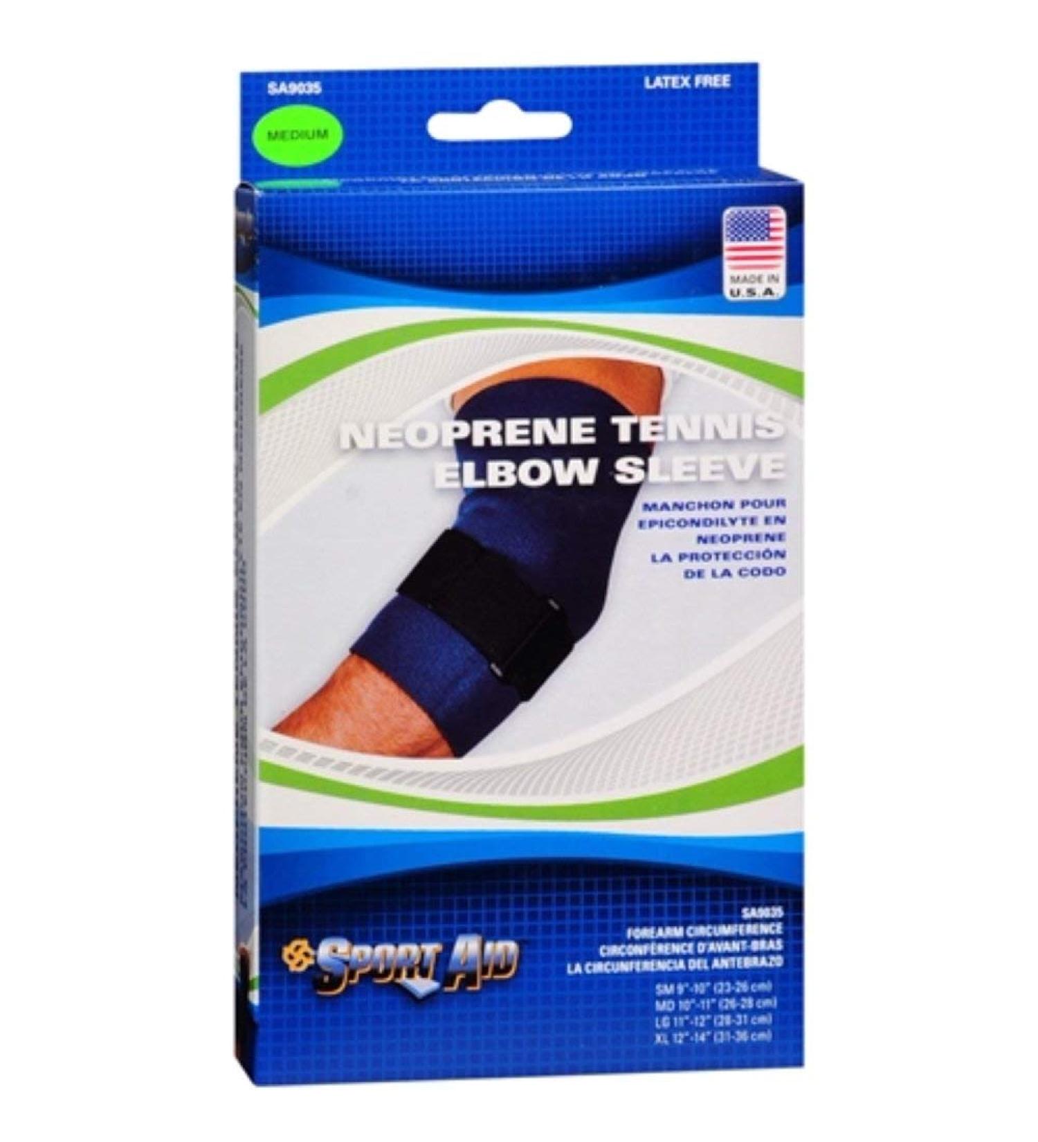 Elbow Brace Neoprene Support Blue Medium - 1 ea