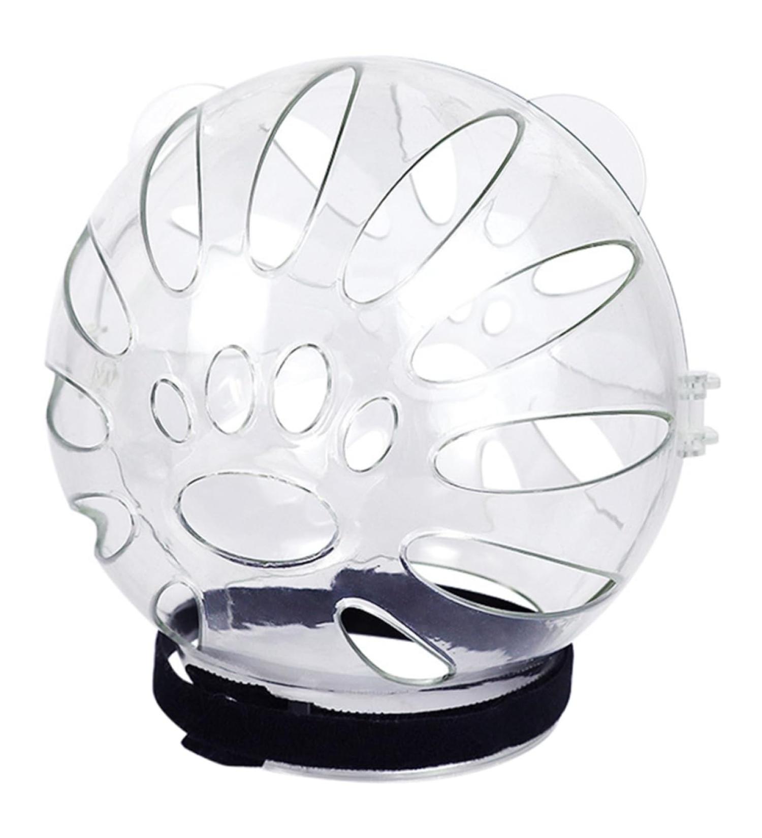 Buy MipCase Cat Snout Hood - Space Helmet for Pets | Mustache Mouth Protection | Transparent 13.5x11cm - Buy Online on GoSupps.com