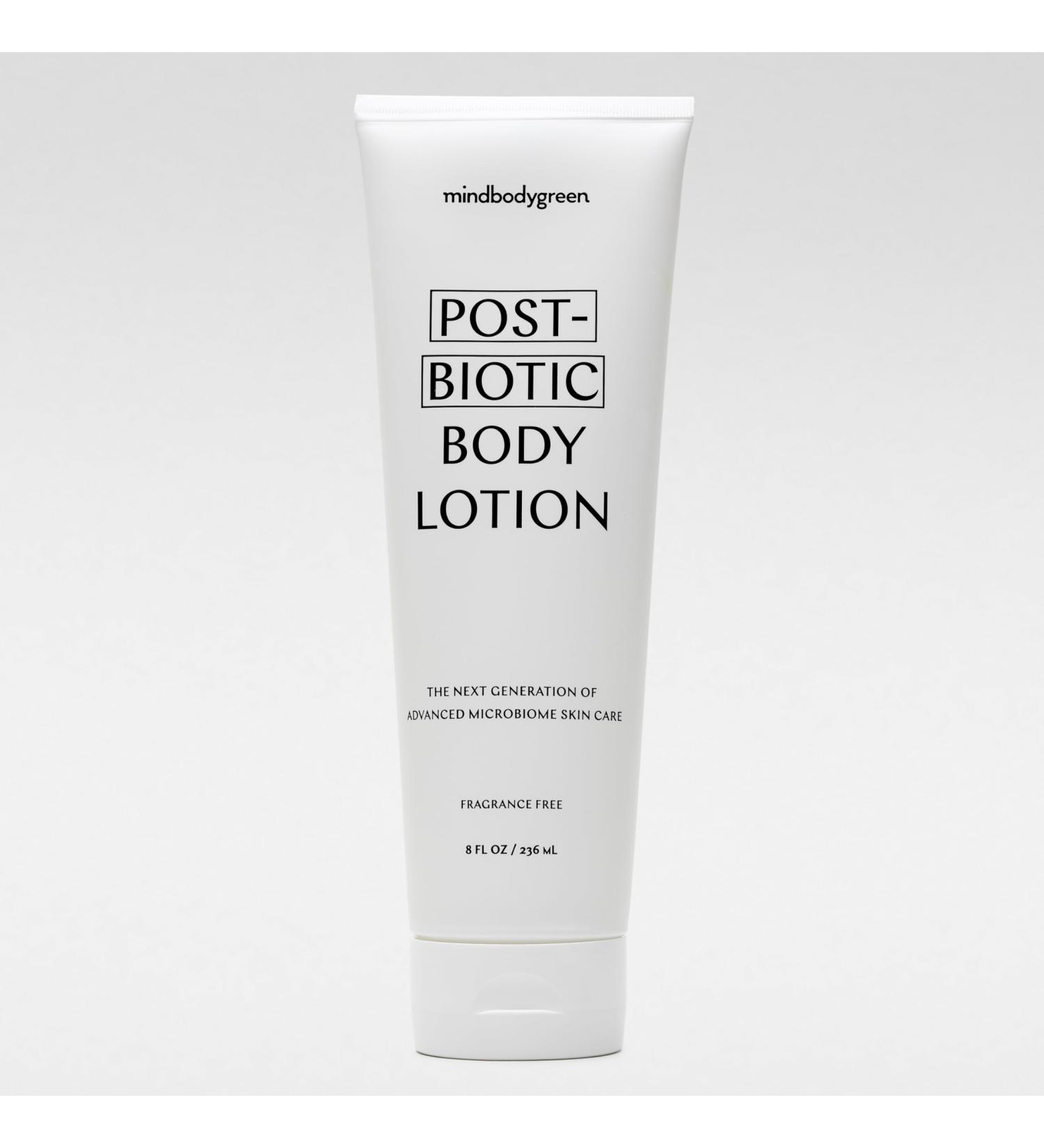 Mindbodygreen Postbiotic Body Lotion - Ultra-Hydrating Vegan Lotion with Pre & Postbiotics Aloe Oat Oil & Shea Butter | Paraben & Phthalate Free - Buy Online on GoSupps.com