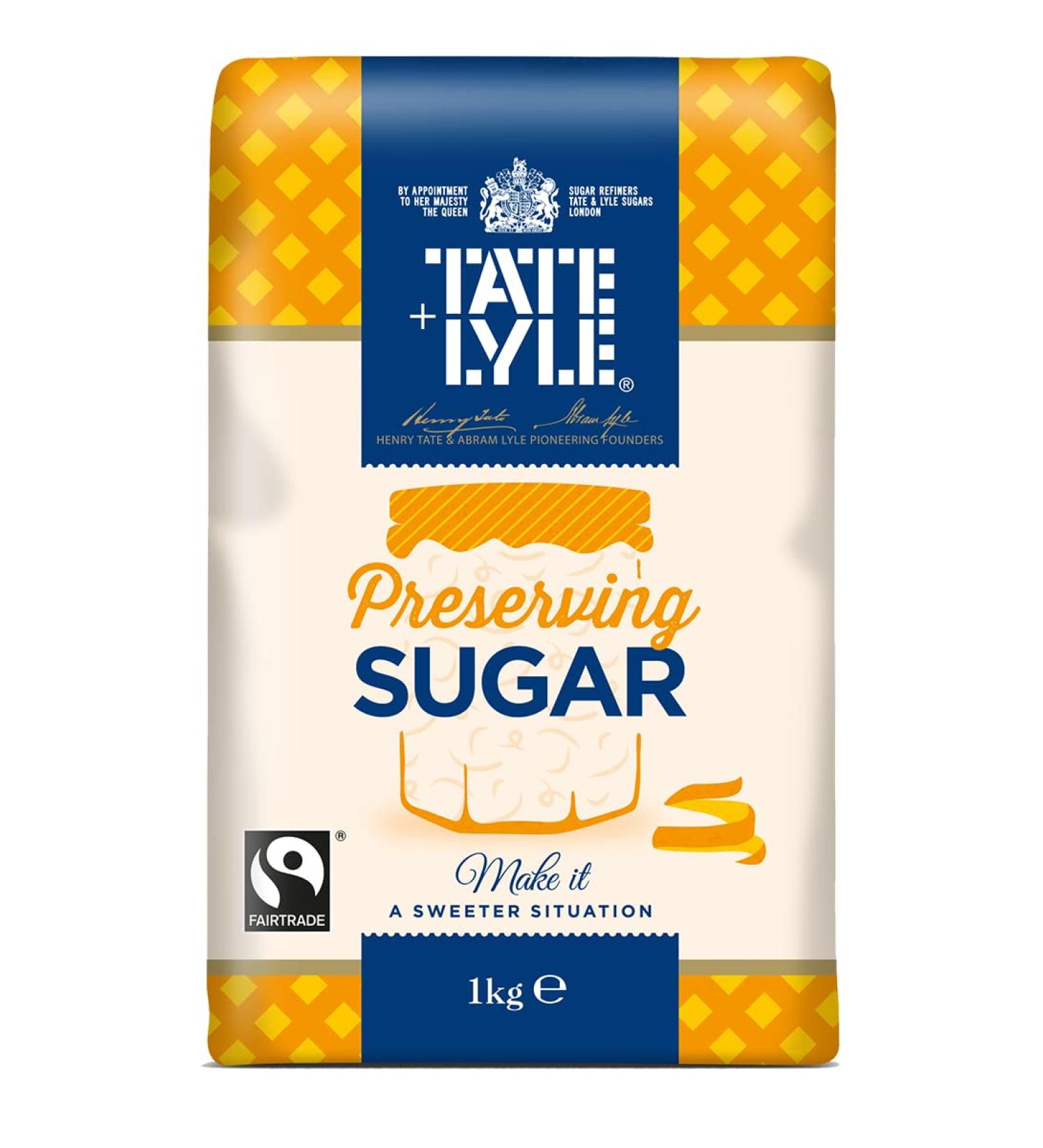 Tate & Lyle | Fairtrade Preserving Sugar 1Kg | Make it a sweeter situation | Suitable for vegetarians and vegans. Kosher | - Buy Online on GoSupps.com