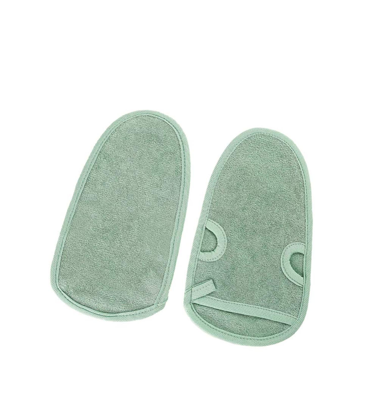 HEALIFTY Gauntlet Bath Mitt 2PCS - Deep Exfoliation Body Scrubber Glove for Back Massage and Dead Skin Removal - Buy Online on GoSupps.com