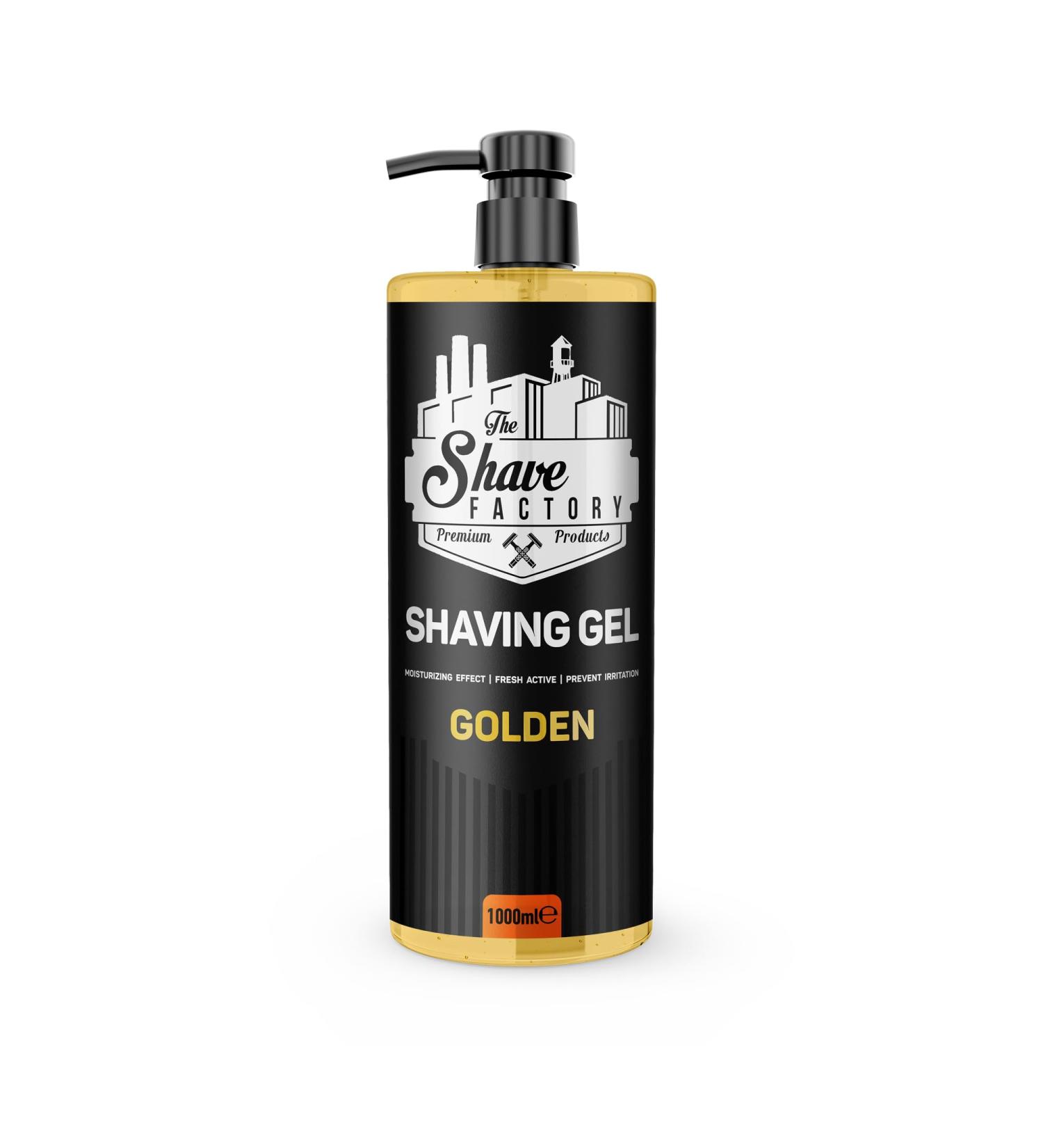 The Shave Factory Non-Irritating Shaving Gel for Men - 1000ml - Moisturizing Formula - Buy Online on GoSupps.com