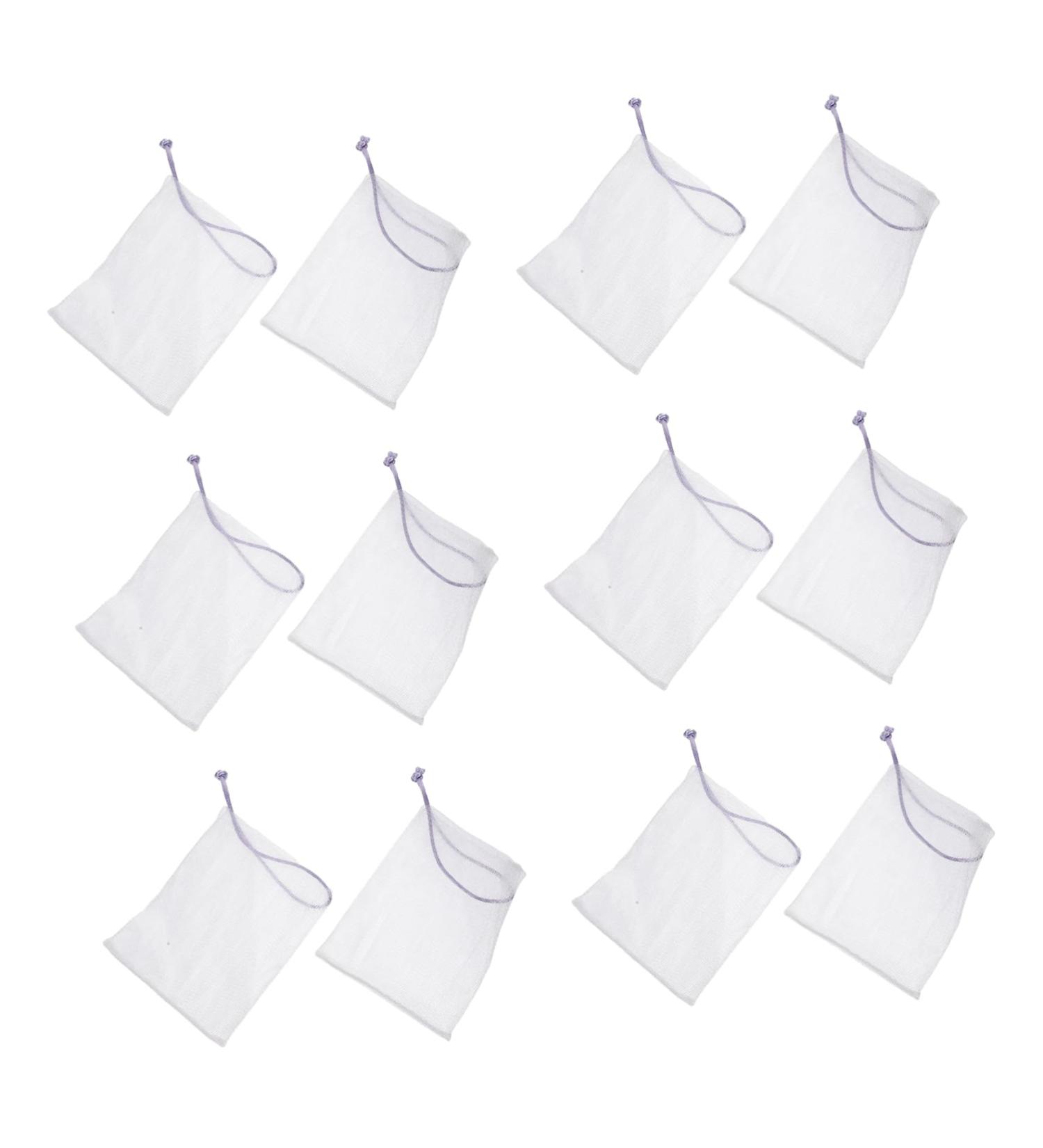 MUSISALY 80 Pcs Soap Bag Soap Net Foaming Net Face Scrubber Facial Cleaning Soap Bag Sulphur Soap Nylon - Buy Online on GoSupps.com