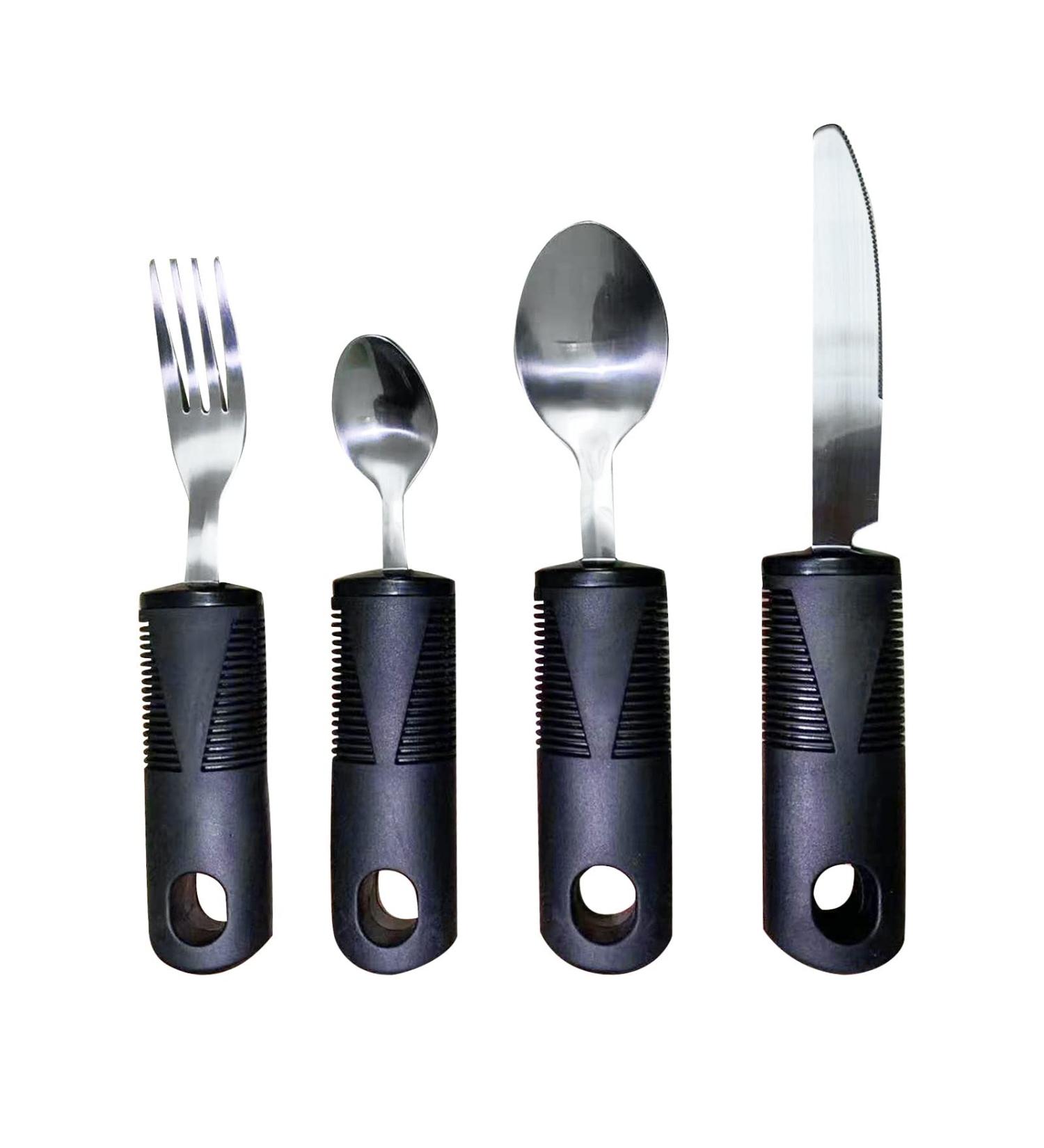 Adapted Cutlery for Parkinson's Arthritis & Disabilities - Ergonomic Solutions for Shaky Hands - Buy Online on GoSupps.com