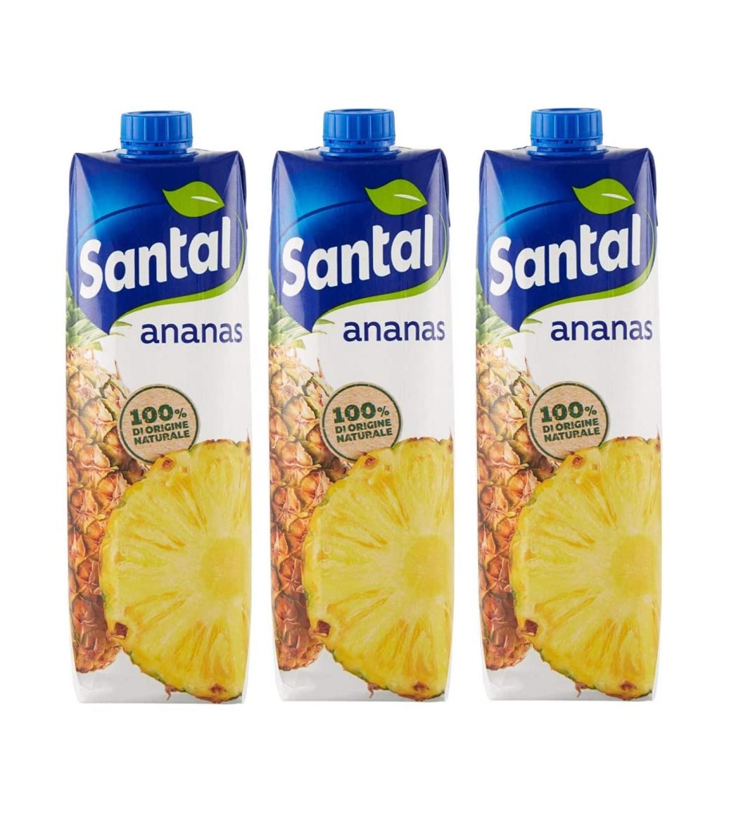  Italian Gourmet E.R. Parmalat Santal I Classici Fruit Juice Set of 3 fruit juices 100% natural origin Tetrapack 1000 ml - Buy Online on GoSupps.com