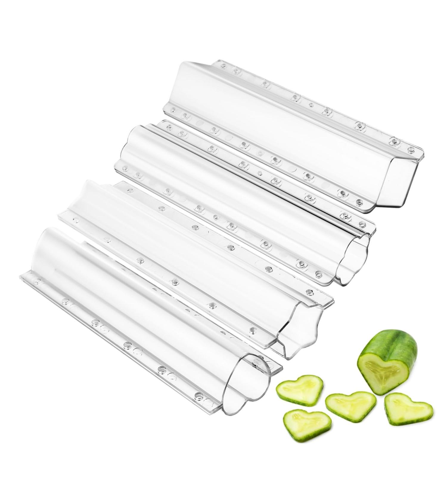 GANAZONO Cucumber Molds 4 Pcs Cucumber Fruit Shape Mold Fruit Shaping Mold Vegetable Mold Combination Modeling Accessories - Buy Online on GoSupps.com